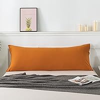 Vista 54 de H Household - Funda de almohada 100% algodón jersey - Ligera, cómoda, súper suave y transpirable, fundas de almohada tejidas en hilado con cierre