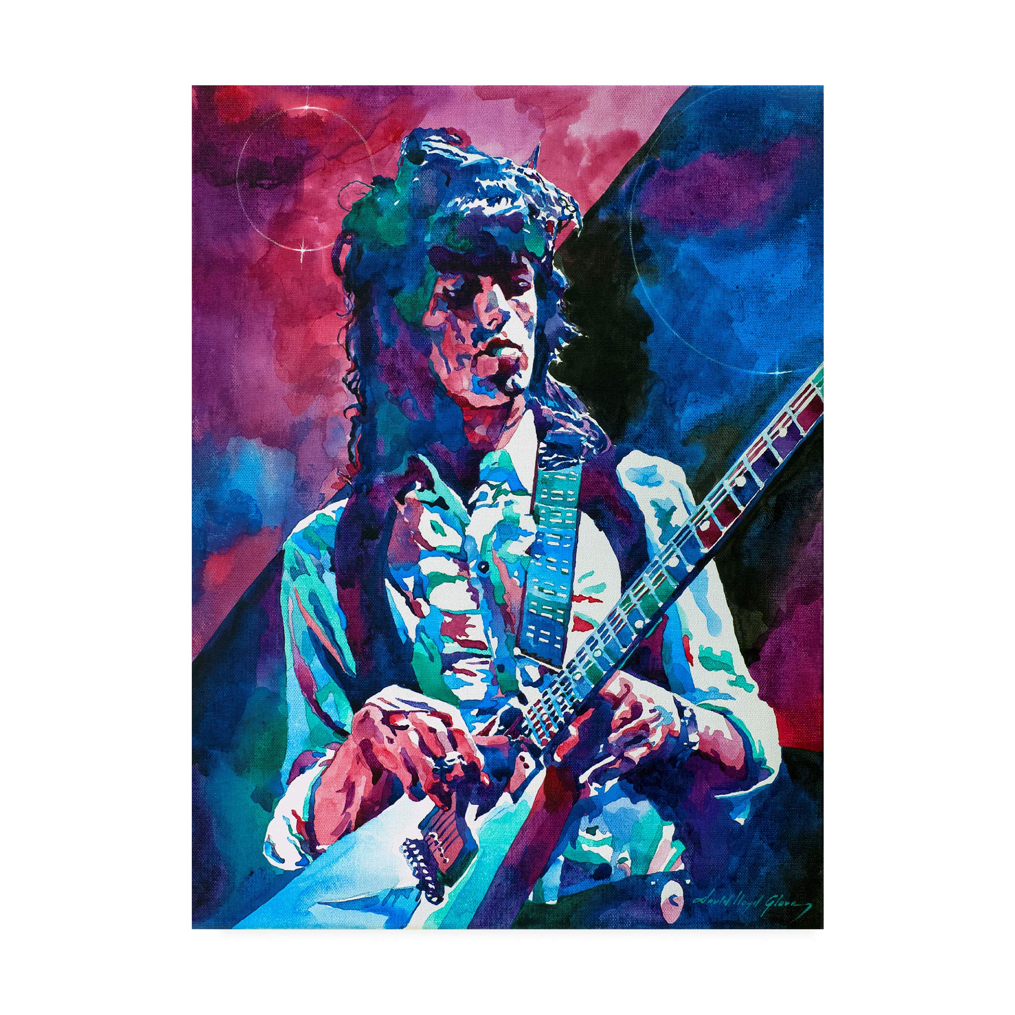 Amazon.co.jp: Trademark Fine Art 24x32インチ キース・リチャーズ 