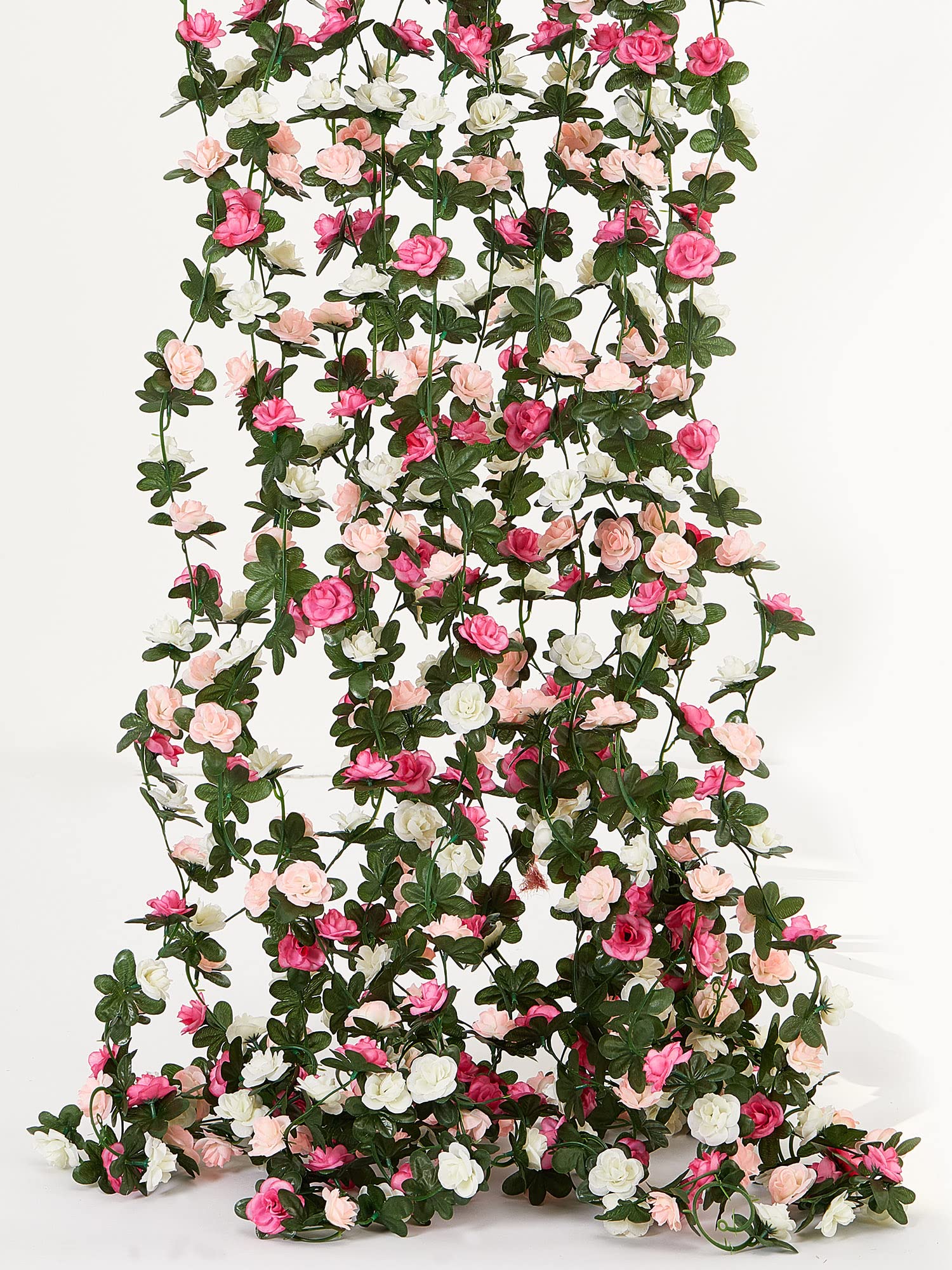 Guirlande de roses pour arche de mariage et décoration de jardin