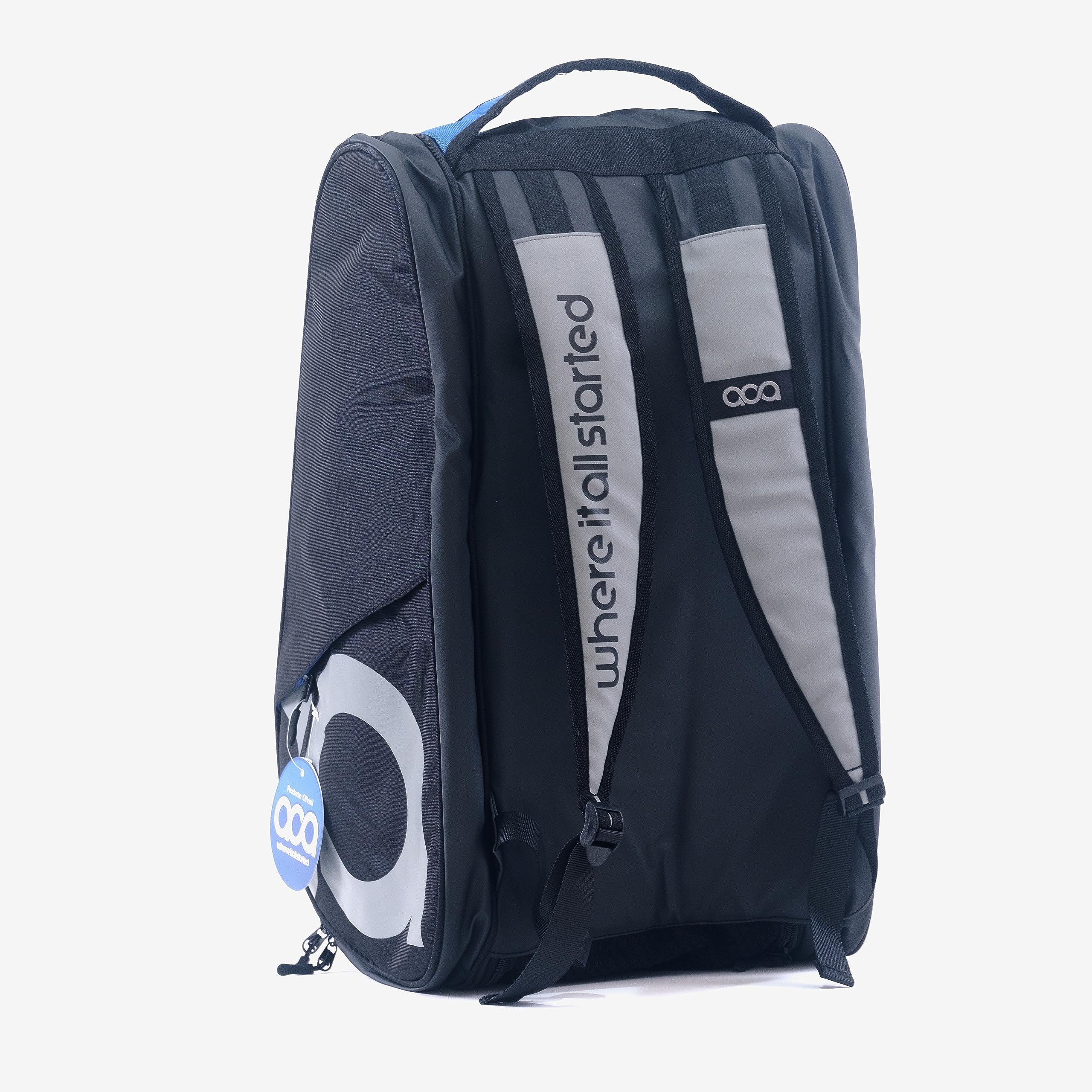 Aca Padel, Pro Bag, Poliestere, Borsa termica di grande capacità, scomparto centrale con capacità fino a 8 racchette o qualsiasi cosa tu voglia conservare.
