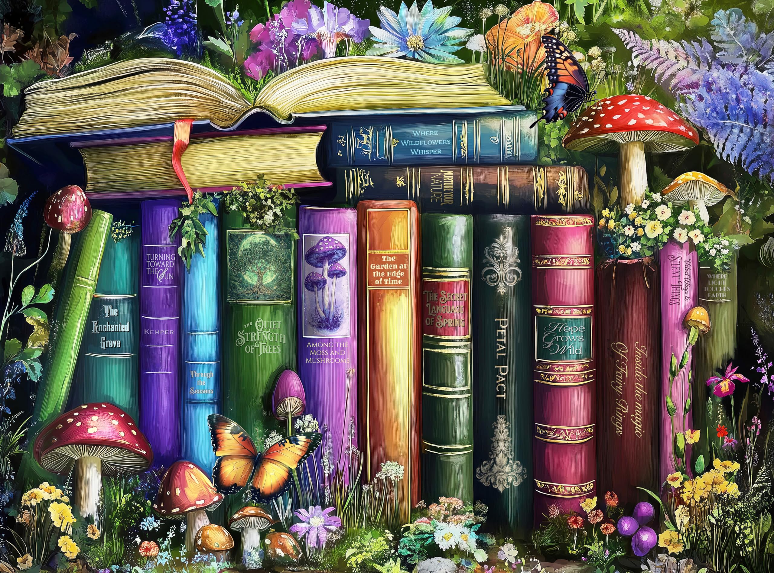 Adult Jigsaw Puzzle 1000 Piece Books