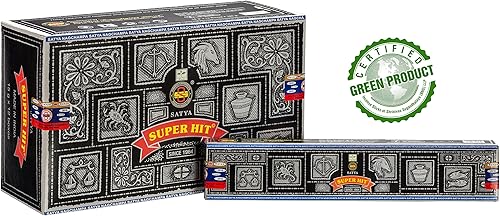 Vista 110 de EARTH Satya Emotions - Varillas de incienso de 15 GMS (paquete de 12) (certificado verde) Agarbatti indio perfumado enrollado a mano, perfecto