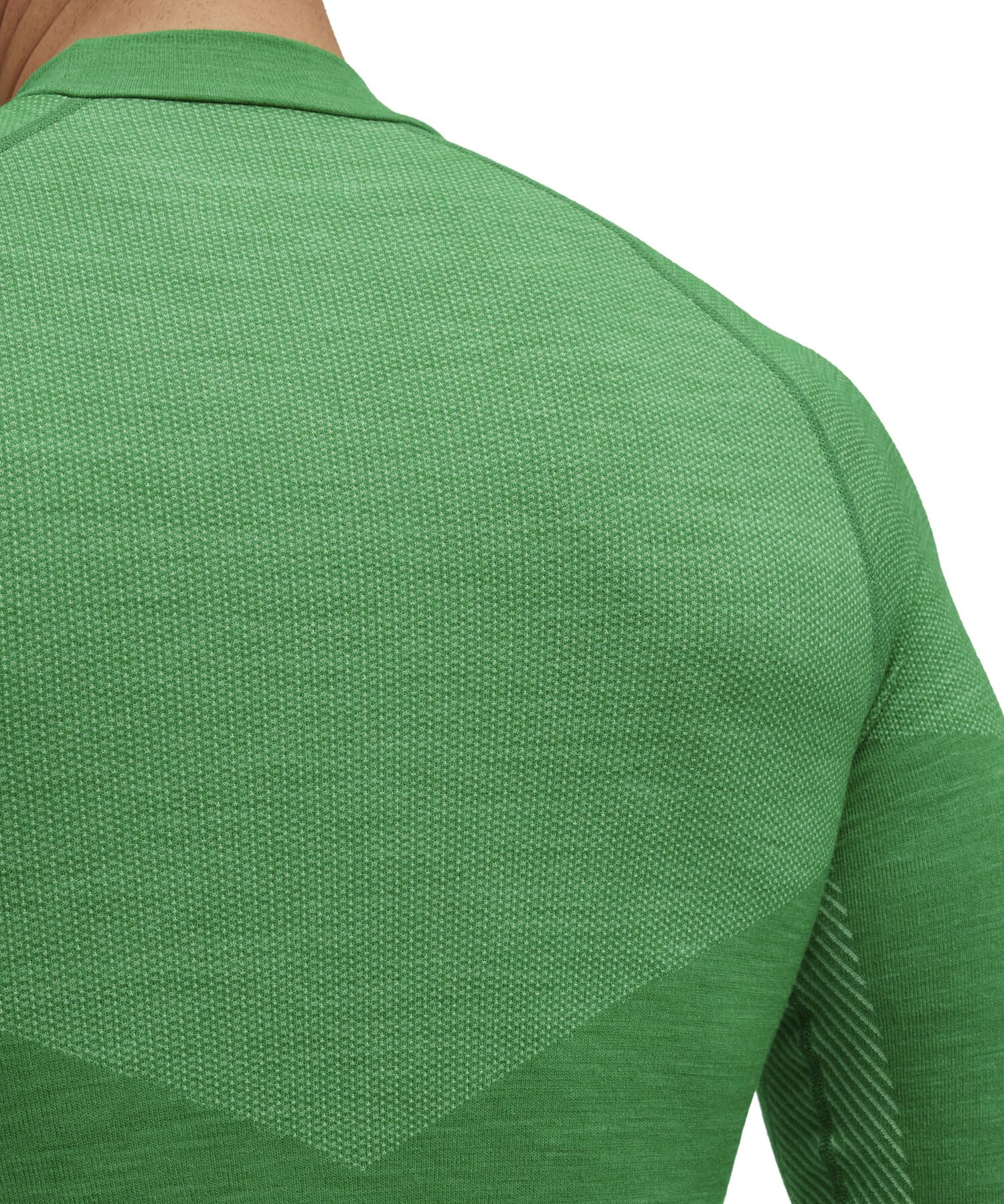FALKE Mężczyźni Warstwa podstawowa (góra) Wool-Tech Round Neck M L/s Sh Wełna Materiał funkcjonalny szybkoschnące ciepłe 1 Sztuka, Zielony Grass Green 7014 Trend, XL