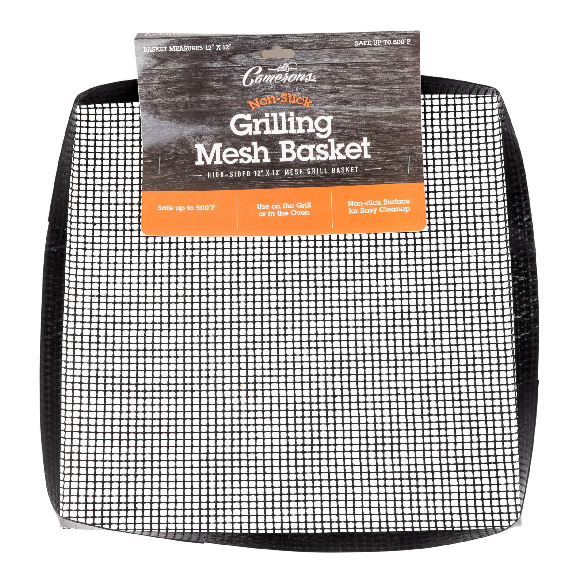 Panier grill mesh pour éviter la chute des aliments dans les braises