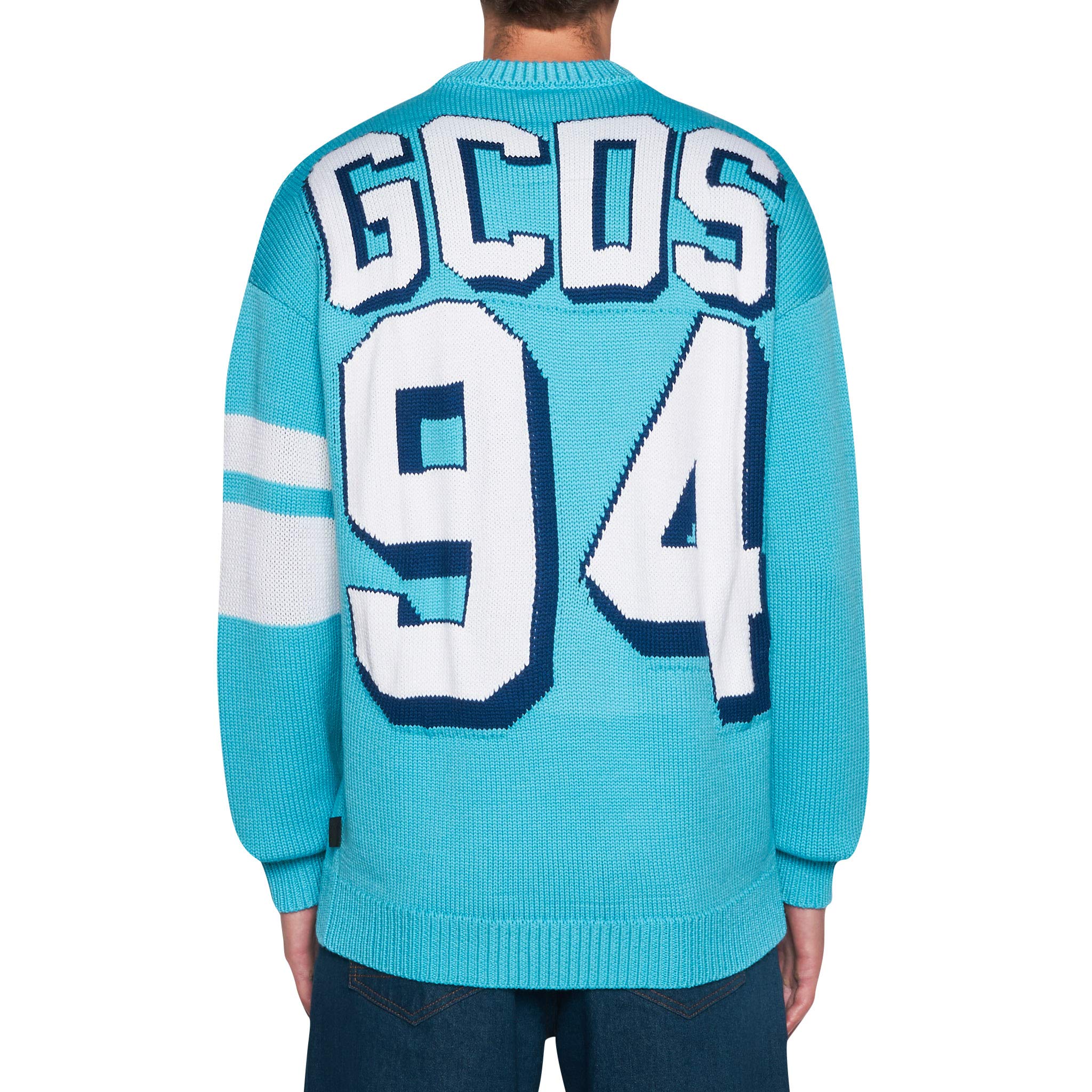 Gcds Ragazza Maglione Gcds Blu Maglioni Da Uomo Invernali Gcds