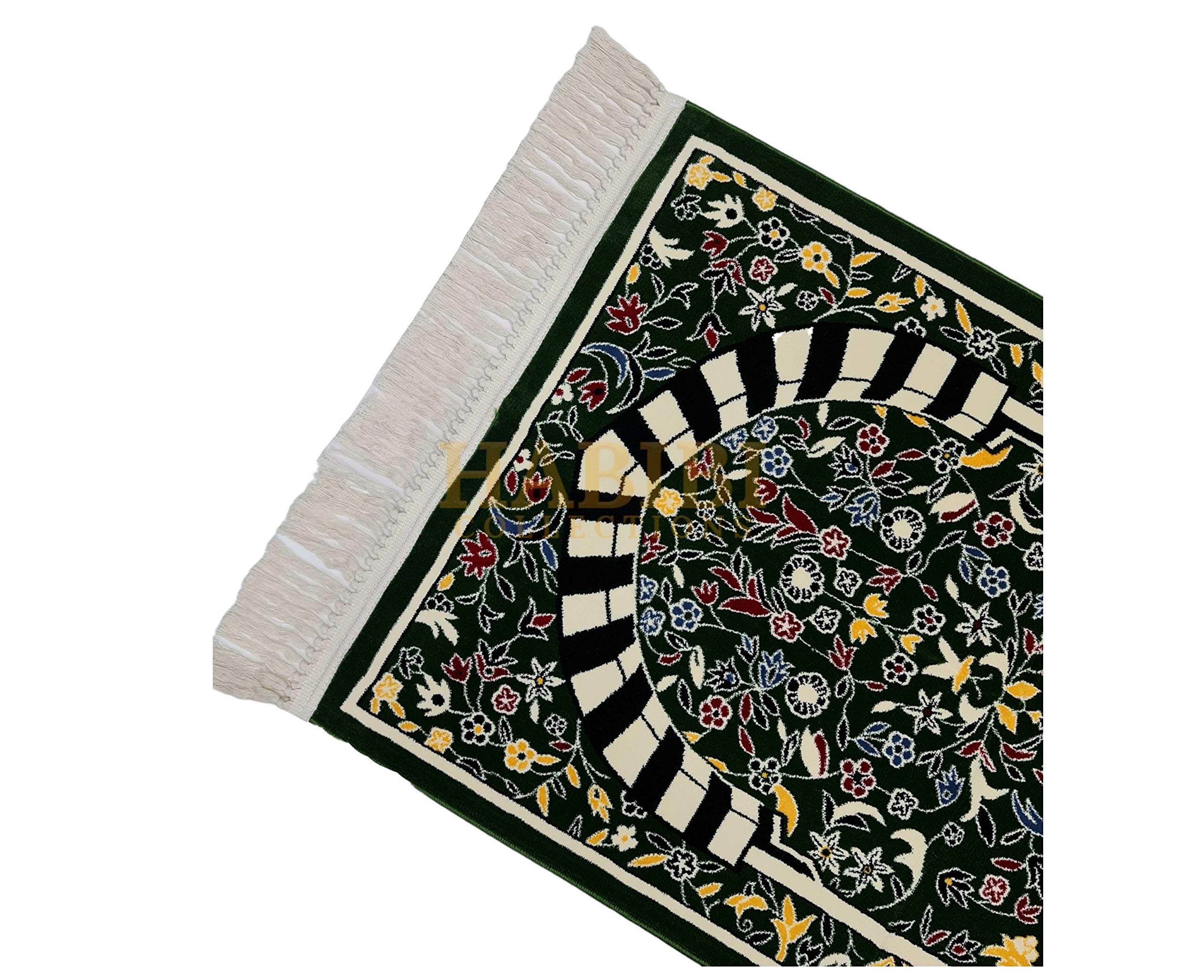 Janamaz Musallah Tapis de prière/mur épais Motif floral 1100–1300 g
