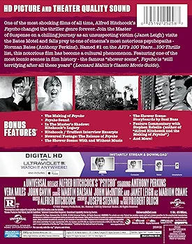 Amazon.com: Psycho (1960) [Blu-ray] : Anthony Perkins, Janet