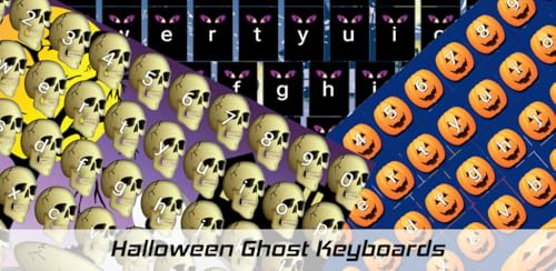 Teclados do Fantasma do Dia das Bruxas