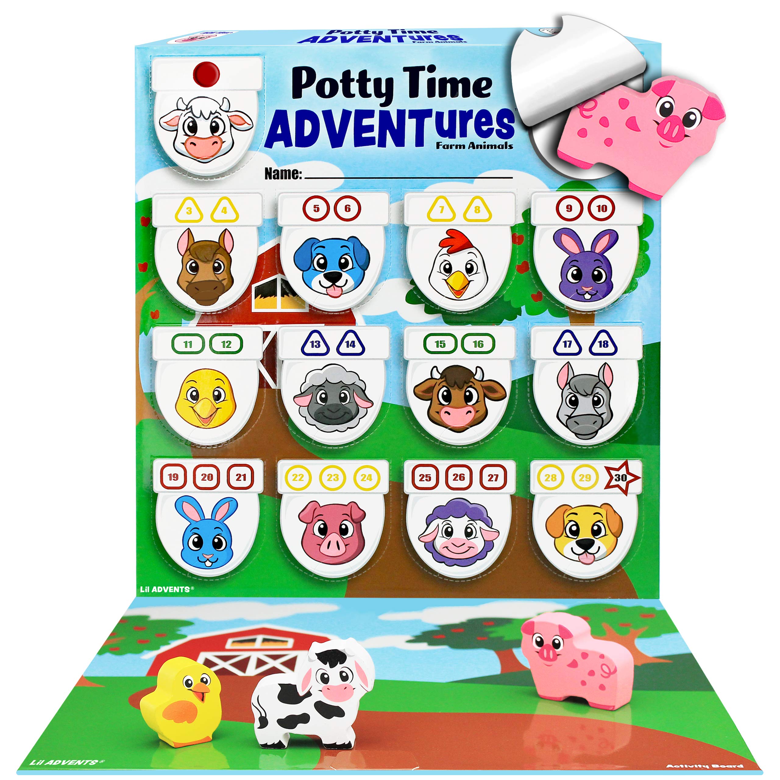 Buy LIL ADVENTS Potty Time Adventures Potty Training Advent Game As