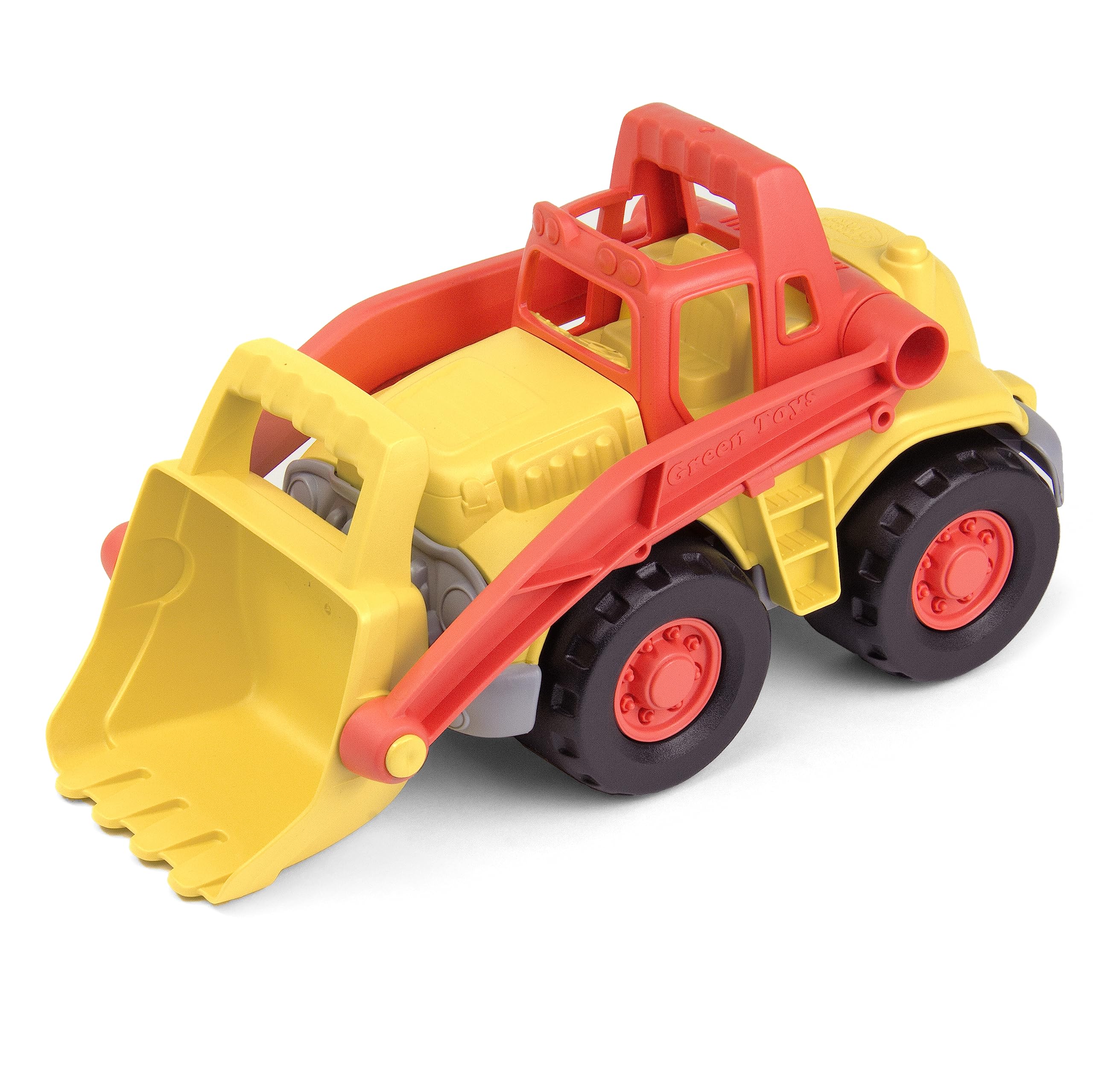 Green Toys OceanBound Loader Truck - 2023,Yellow/Red