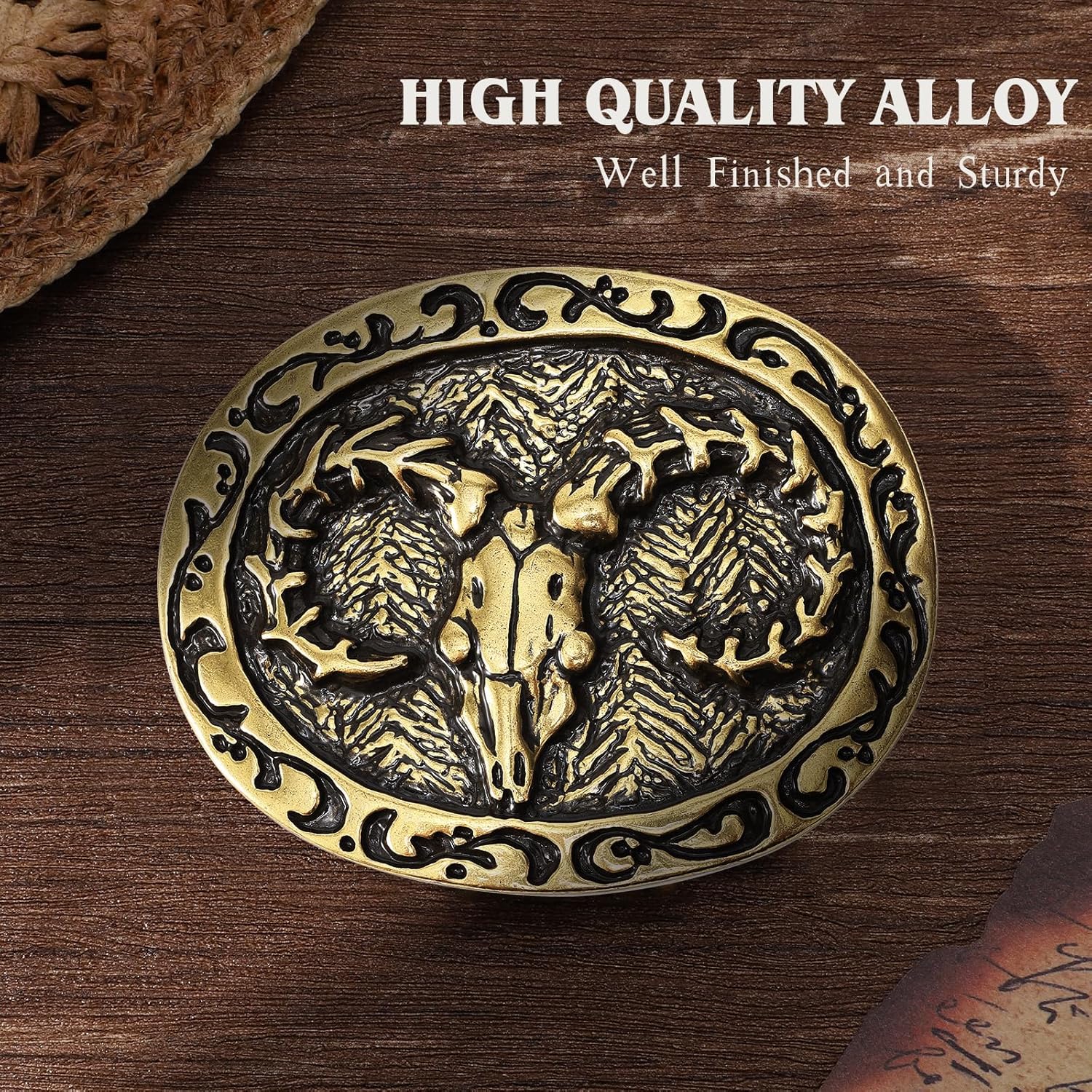 BELTROAD Western Belt Buckles for Men Women Cowboy Rodeo Cowgirl Western Party Mens Replacement Novelty Belt Buckle Gifts - Image 2