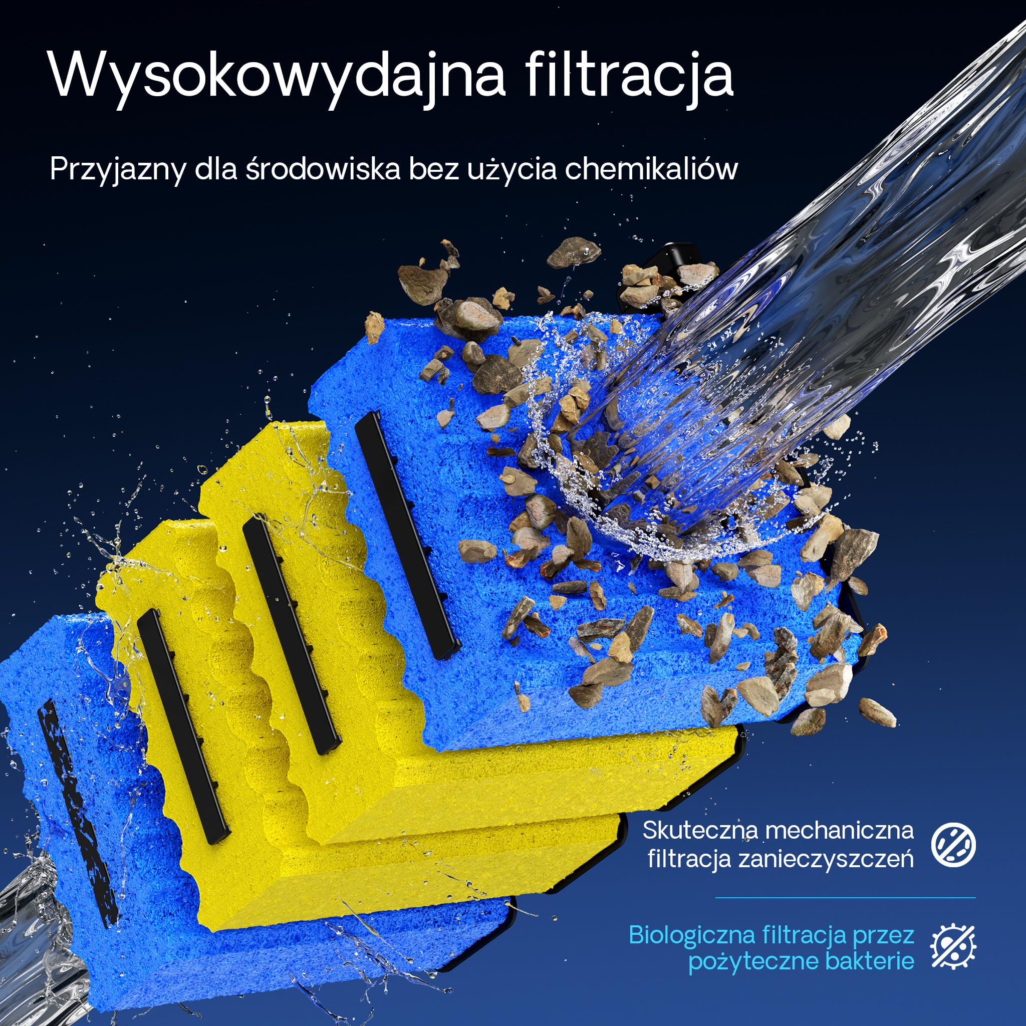 Zestaw filtrów do stawu o pojemności 12000 l z oczyszczaczem do stawu 18 W i pompą CTF ECO o mocy 20 W