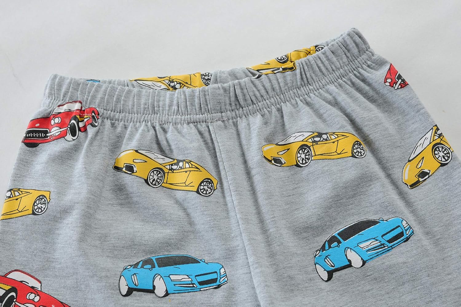 Little Boys Pajamas 100% Cotton Fire Truck Sleepwear Baby Boy 4 Pcs Summer Pjs Kids Short Sets Toddler Jammies Clothes - Image 7