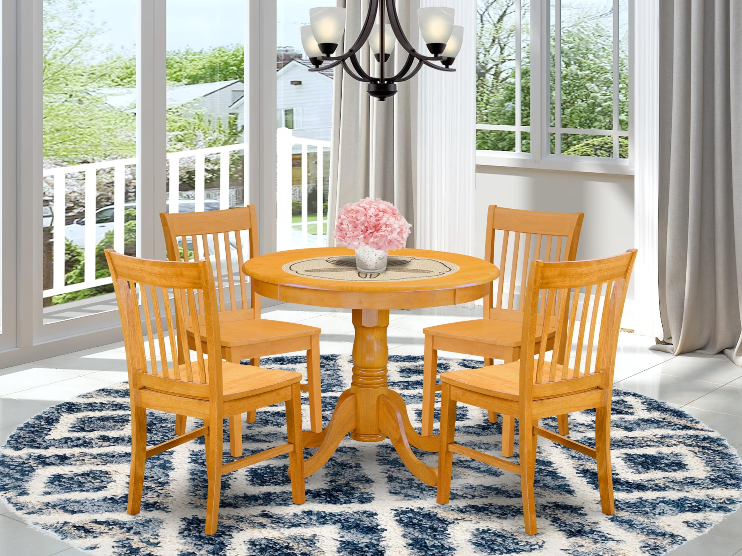 Amazon｜East West Furniture キッチンダイニングテーブルセット