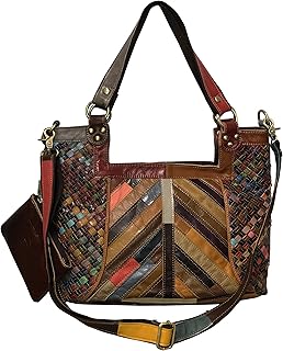 Amerileather Hazelle Leather Handbag/Shoulder Bag (1703-9)