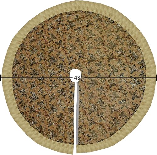 Miniatura 8 de SARO LIFESTYLE XJ378 Camino de mesa hexagonal de Navidad, 16 x 72 pulgadas, dorado