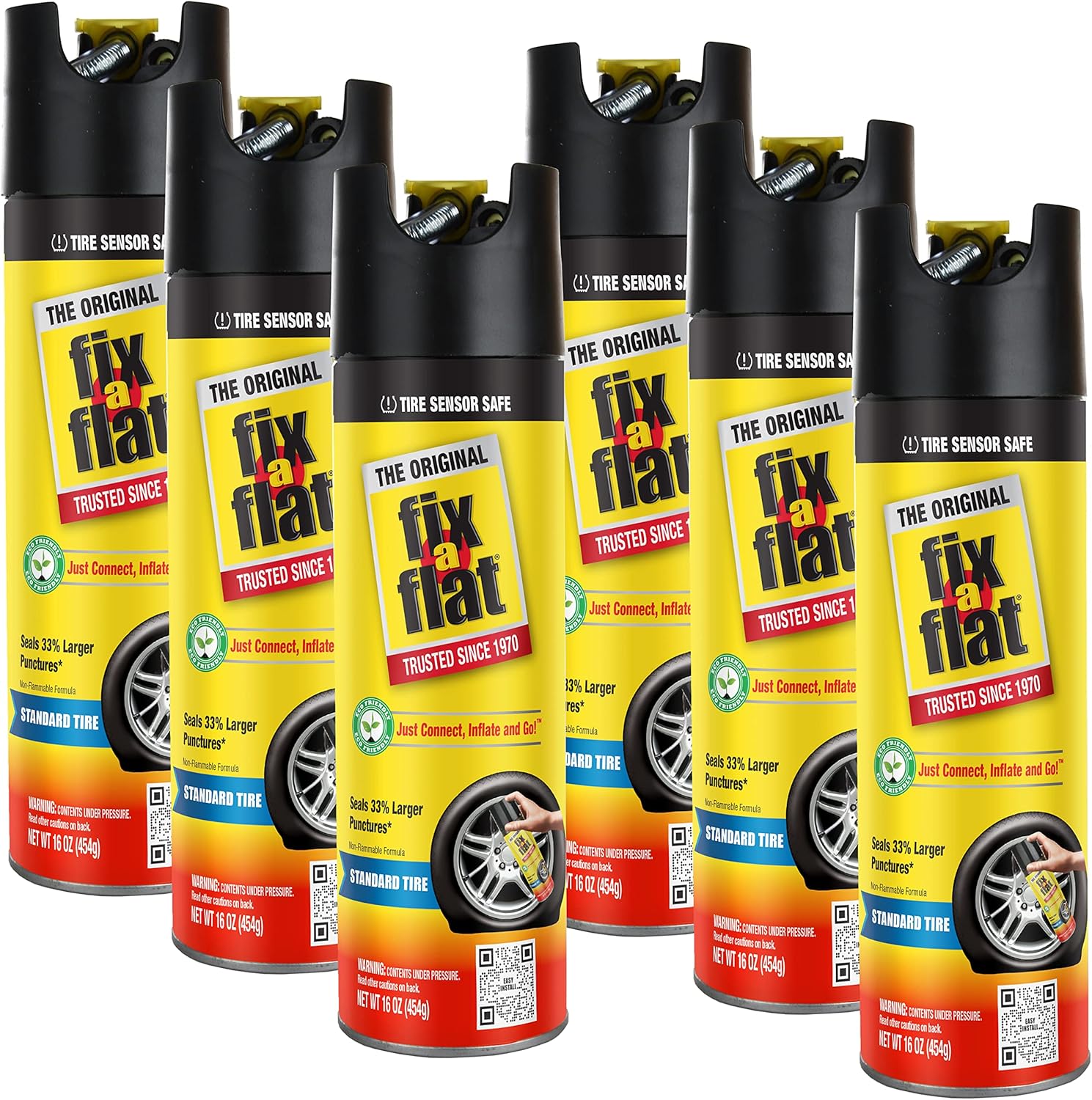 FixAFlat S604206PK Aerosol Emergency Flat Tire Repair