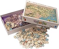 Vista 40 de Rompecabezas para adultos 1000 piezas Arkansas mapa de madera rompecabezas juegos de rompecabezas Estados Unidos del estado rompecabezas mapa decorar