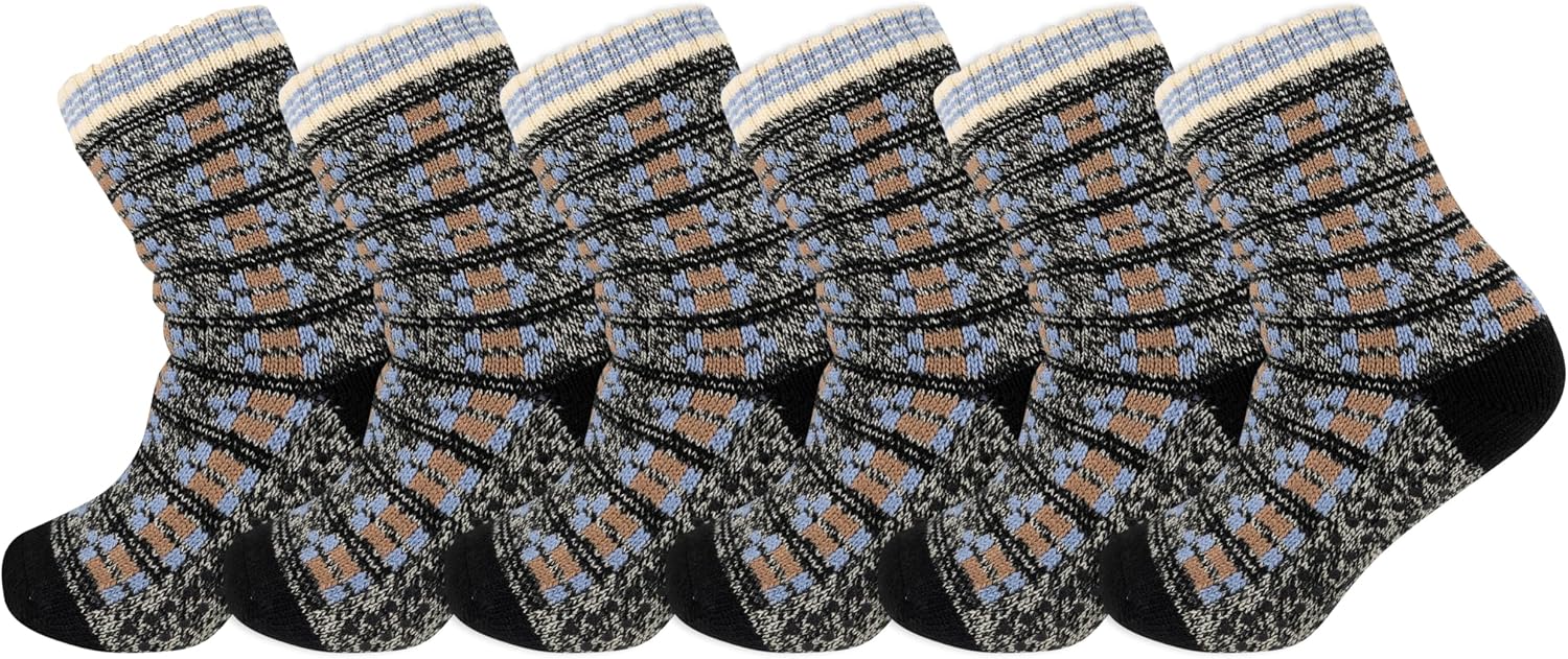 Merrell Men's and -Women's Double Layer Brushed Crew Socks-1 Pair Pack-Unisex Arch Support and Odor Fighting Technology