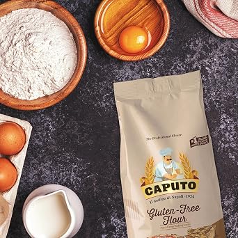 Antimo Caputo Gluten Free Pizza Flour 2.2lb - All Natural Multi Purpose Flour & Starch Blend for Baking Pizza, Bread, Pasta