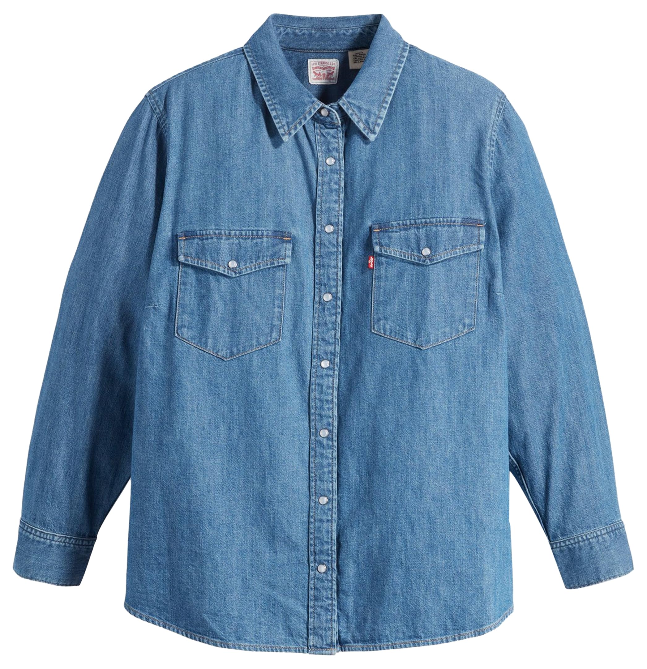Levi's Plus Size Essential Western Camisa Mujer
