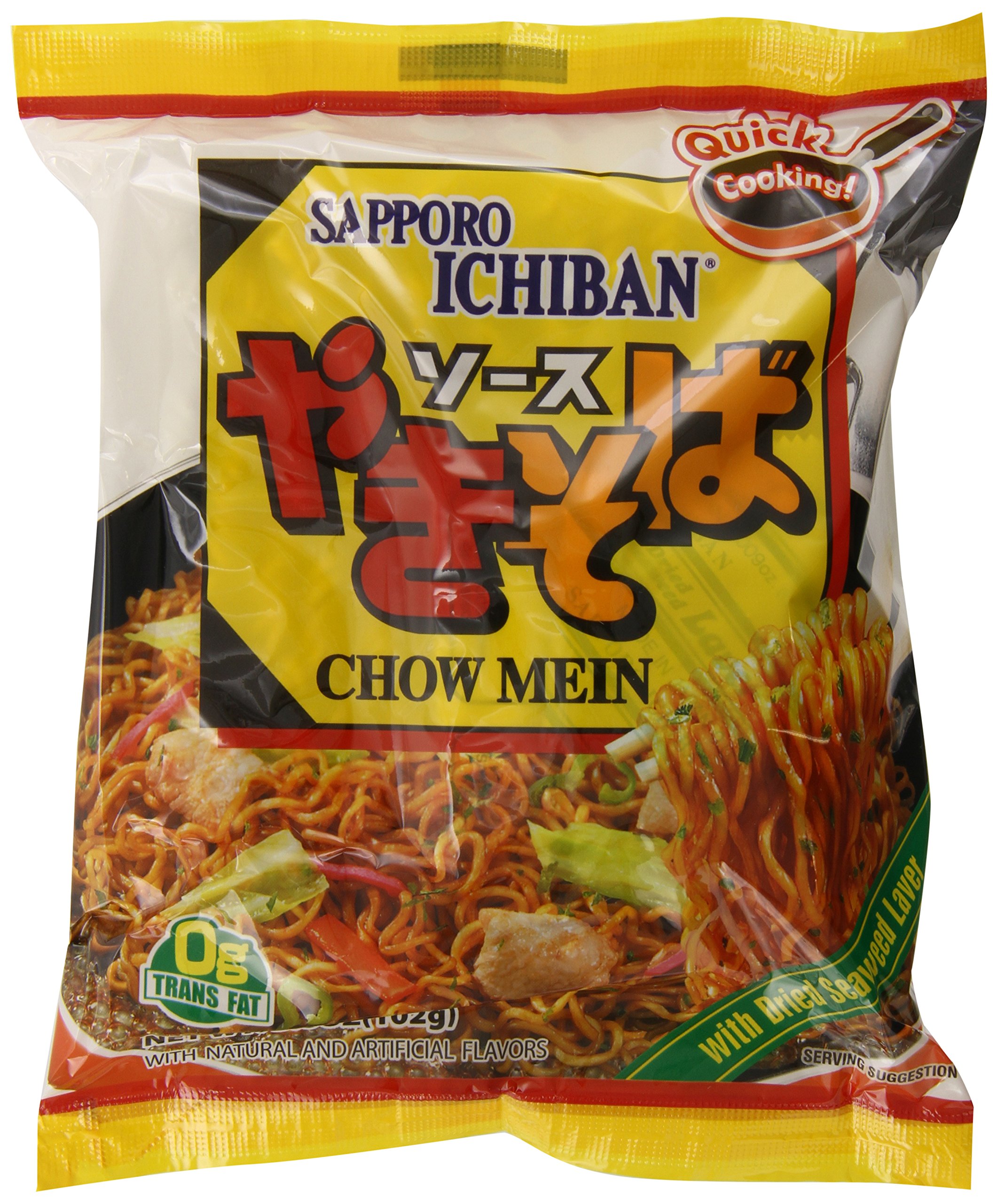 Amazon.com: S'Proichi Sapporo Yakisoba Chow Mein Noodles, 3.60