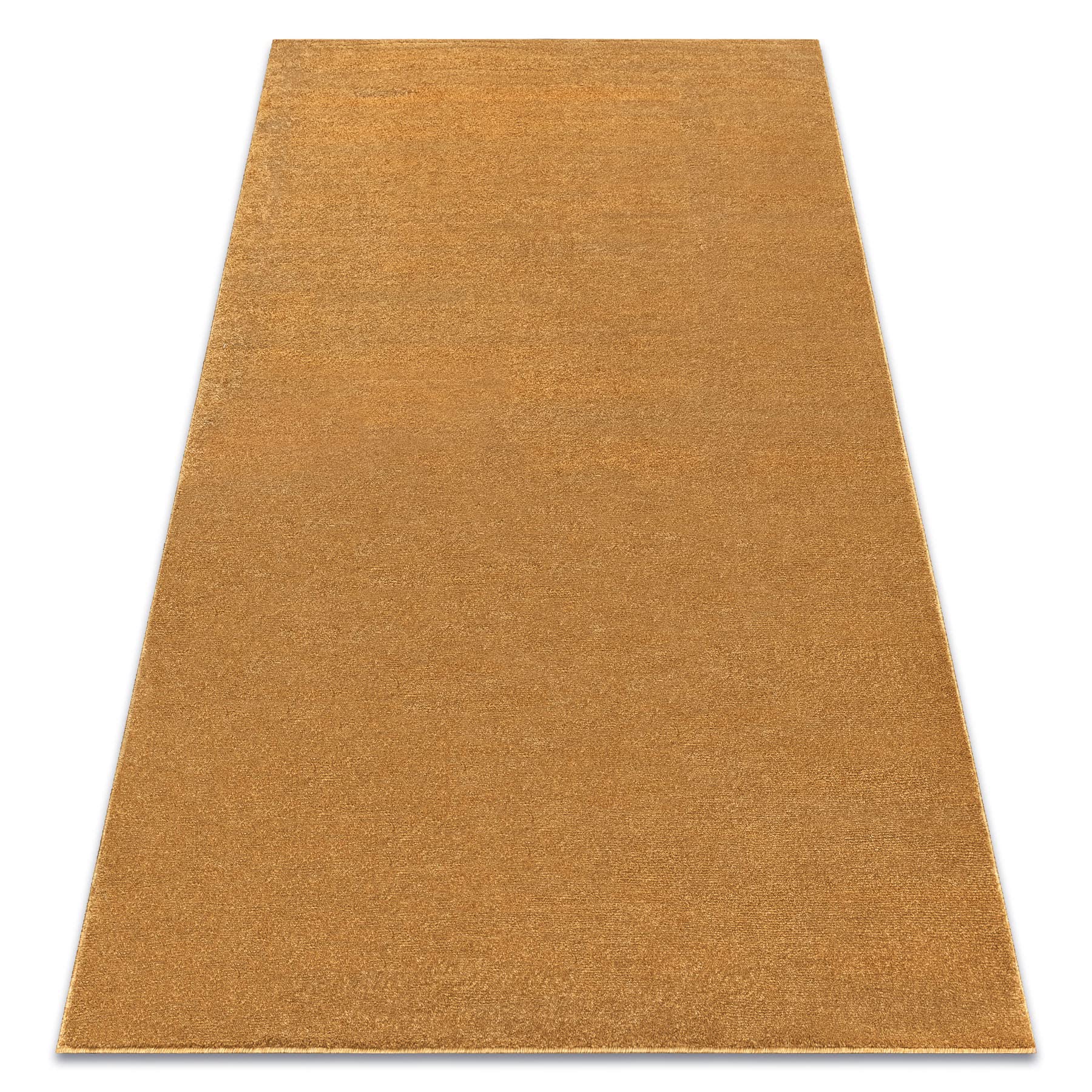 Tapis Softy d'or unie, l'élégance d'un revêtement de salon haut de gamme
