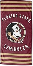Northwest NCAA Florida State Seminoles Unisex-Adult Beach Towel, 30" x 60", Stripes