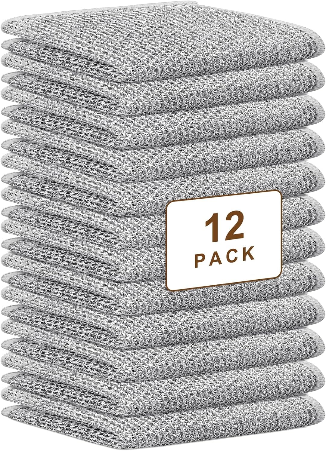 Wire Washing Cloth, Multipurpose Wire Dishwashing Rag, Non-Scratch Wire Dishcloth Scrubbing Wire Cleaning for Wet and Dry, Reusable Wire Dishwashing Rag for Household Supplies, Kitchen (12 Pcs) (B0D7HXD39Z) Amazon Price History, Amazon Price Tracker