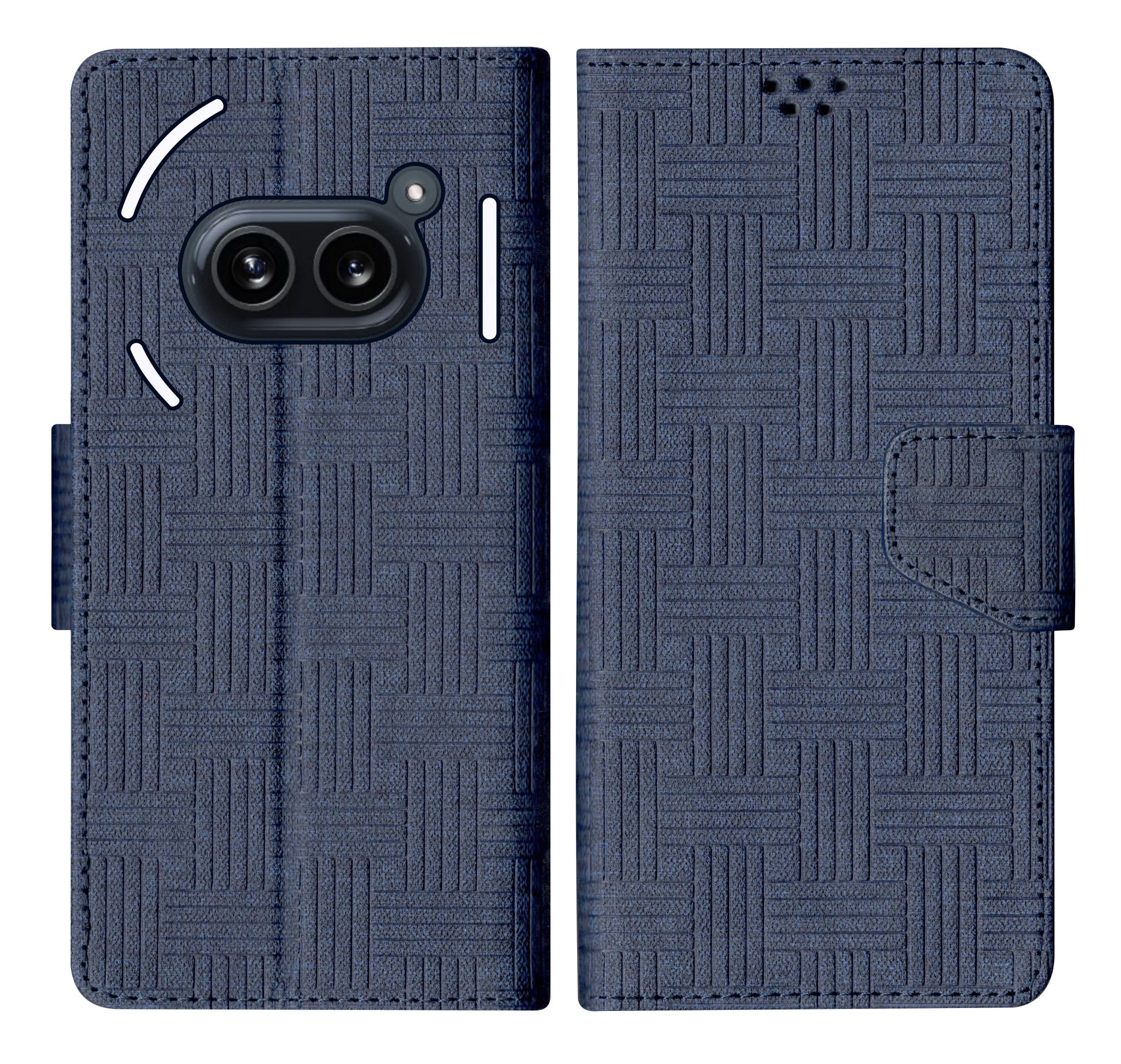 SBMS Flip Cover for Nothing Phone (2a) 5G Back Cover Case with Magnatic Closure | Inbuilt Stand | Card & Money Pocket (Mat Blue) (B0CYLCD31M) Amazon Price History, Amazon Price Tracker