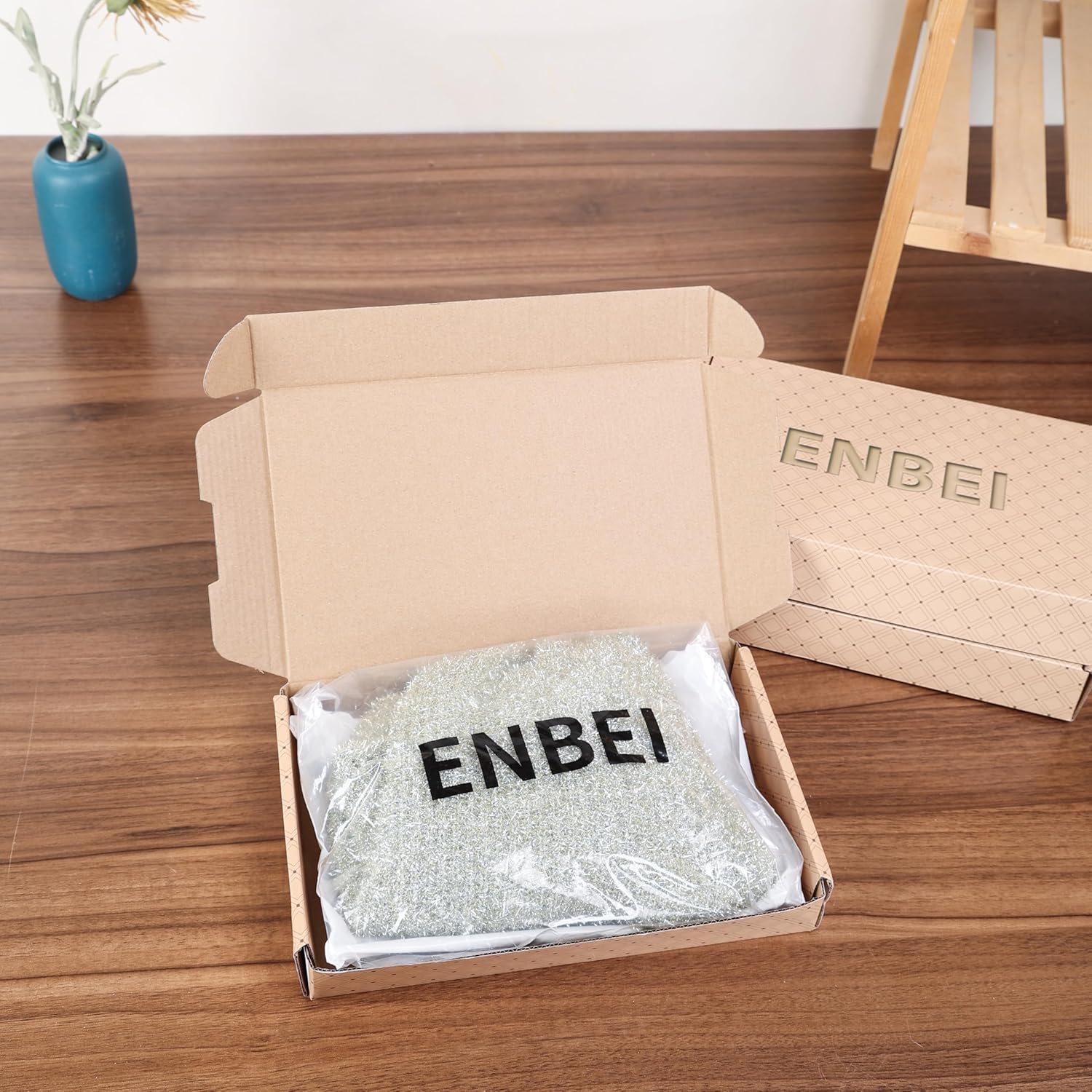 ENBEI large Sparkly bag for clubbing party tote bag aesthetics for women .Christmas,New Year,Gifts for Women with Gift Boxes - Image 5