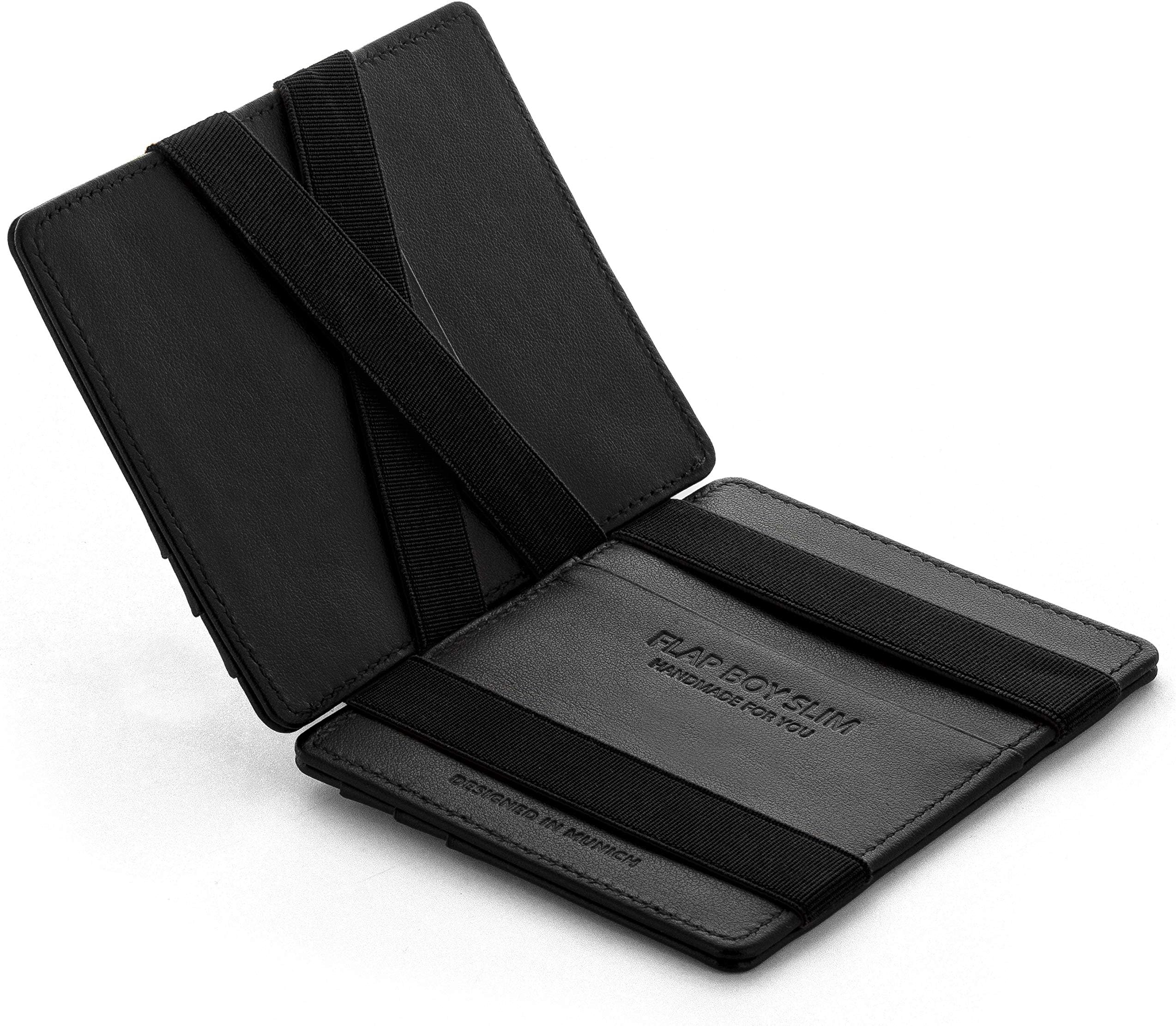 Jaimie Jacobs Flap Boy Slim Magic Wallet Genuine Leather RFID Blocking