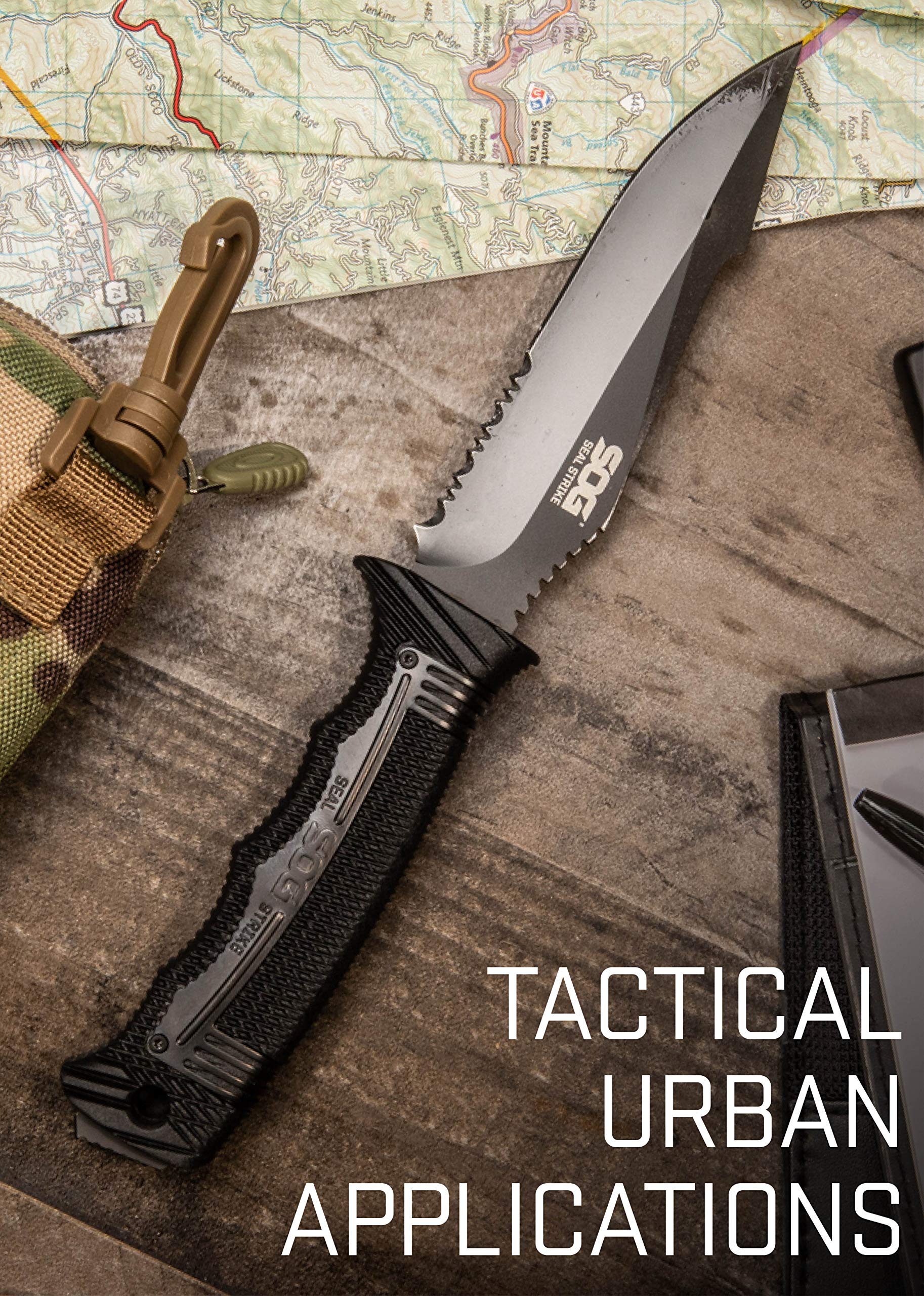 SOG Seal Strike Fixed Blade K...B00T4N5Y32