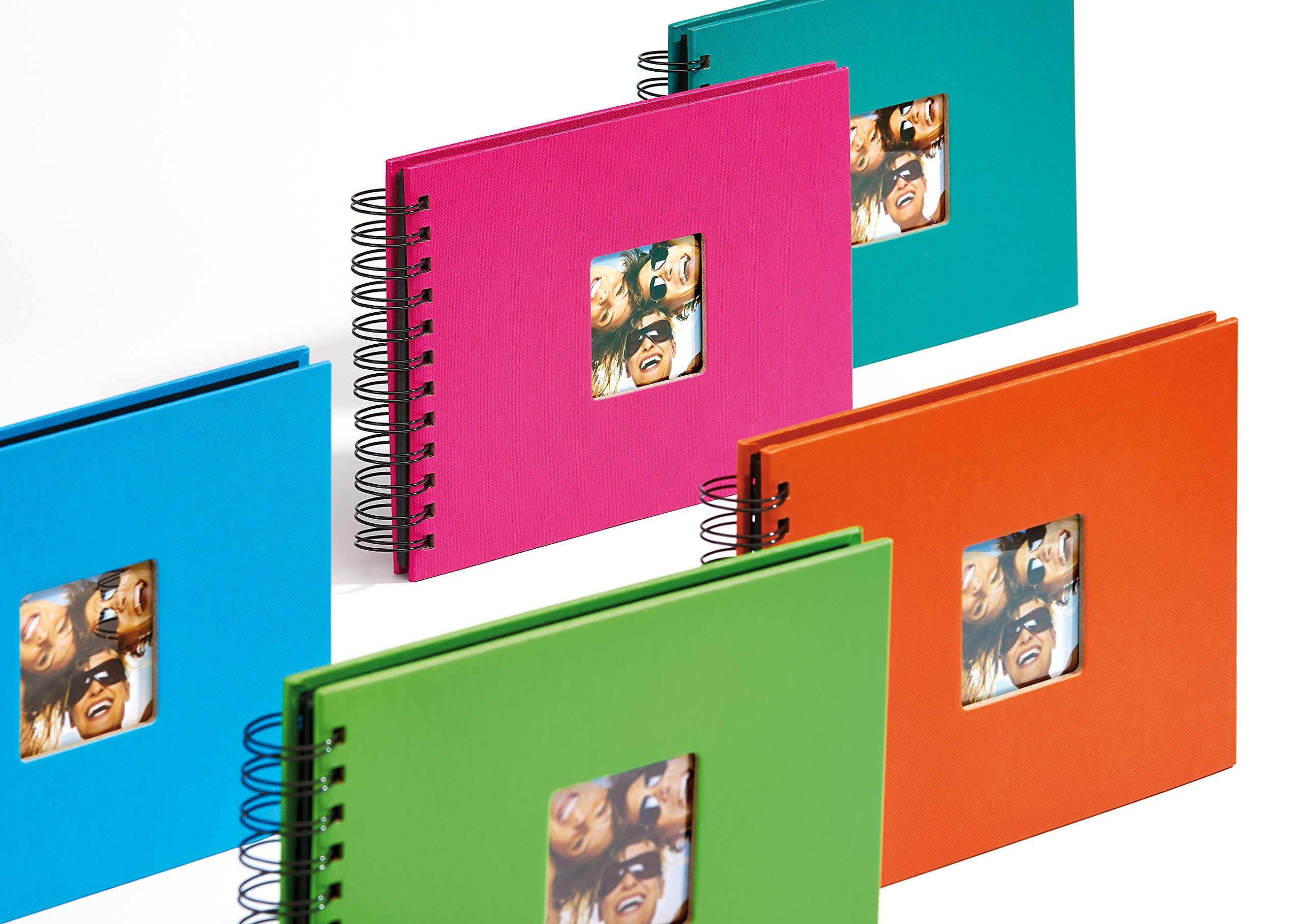 Walther Memo Fun Blue 200 Foto - Album Ad Inserimento 11,5x15,5 Cm, Copertina Blu Oceano Con Nastro Strutturato