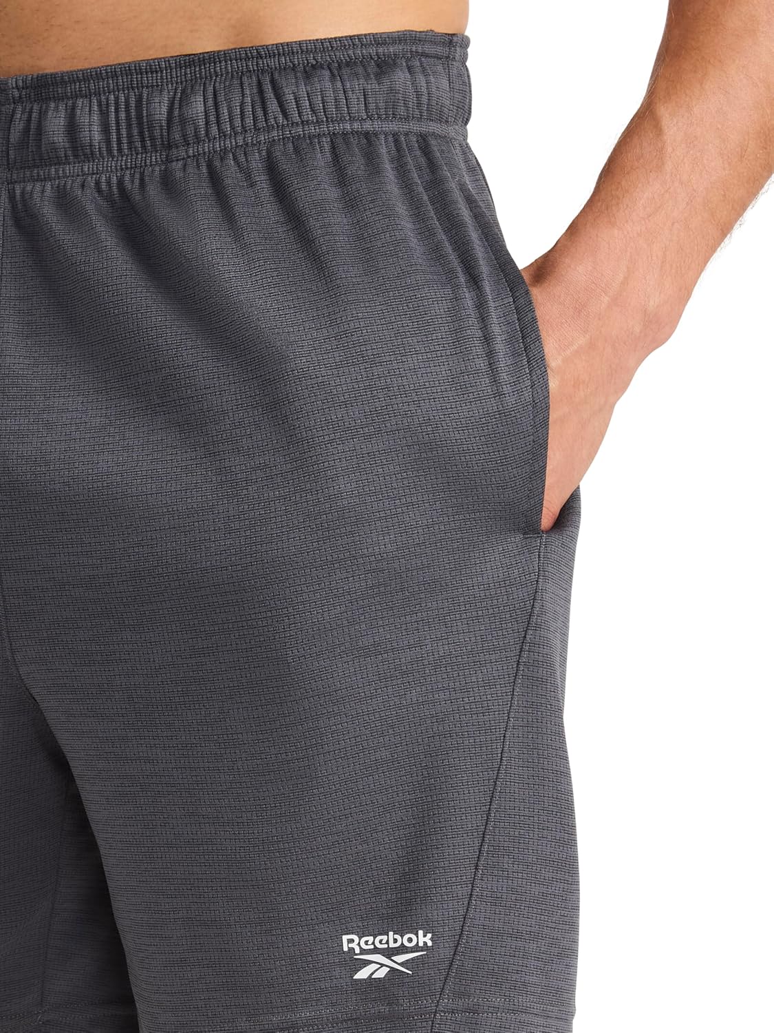 Reebok Mens Viper 2.0 7” Short, Standard Fit, Lightweight Poly Grid Mesh Fabric - Image 5