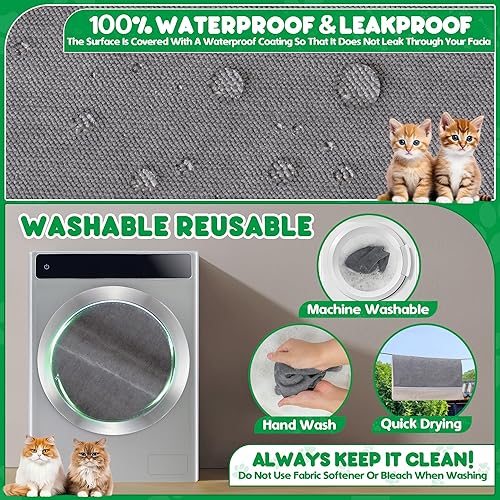 Miniatura 9 de Protector de muebles contra arañazos para gatos, antideslizante, impermeable, para mantener a los gatos alejados, protectores de sofá aptos para