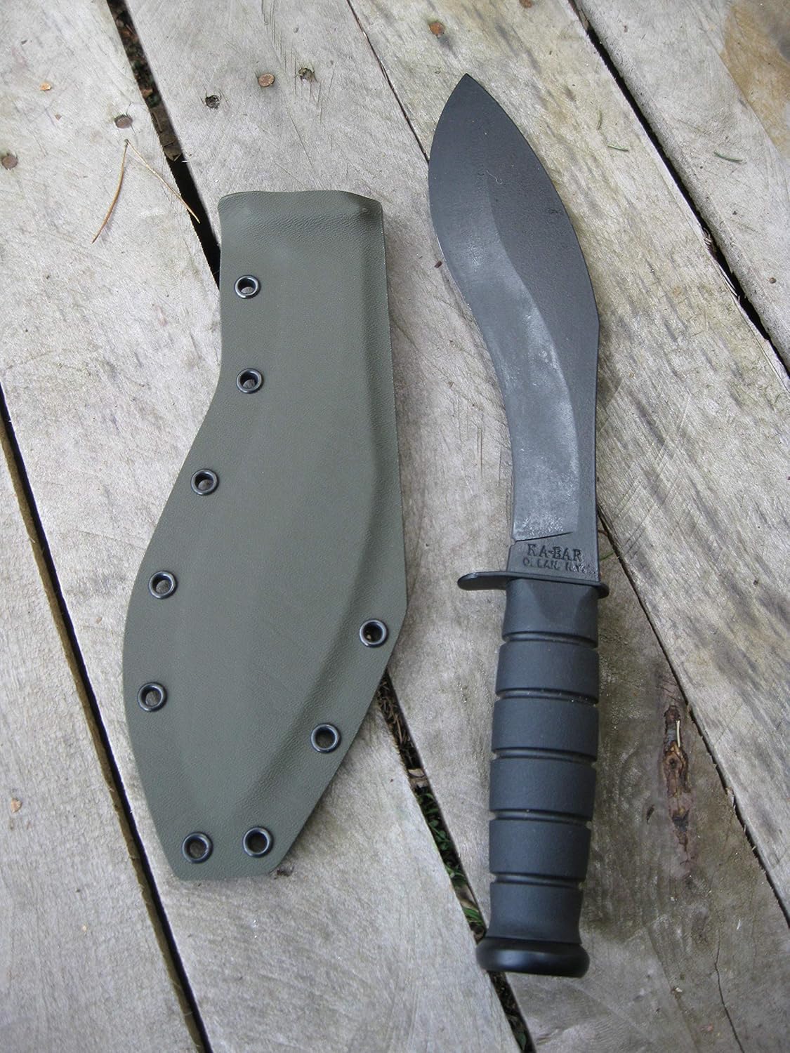 Valhalla Custom Kydex Sheath Ka-bar Combat Kukri 1280 OD GREEN