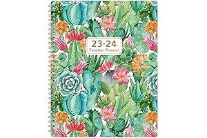 Cactus Teacher Planner 2023-2024: Stay Organized and Inspired throughout the School Year