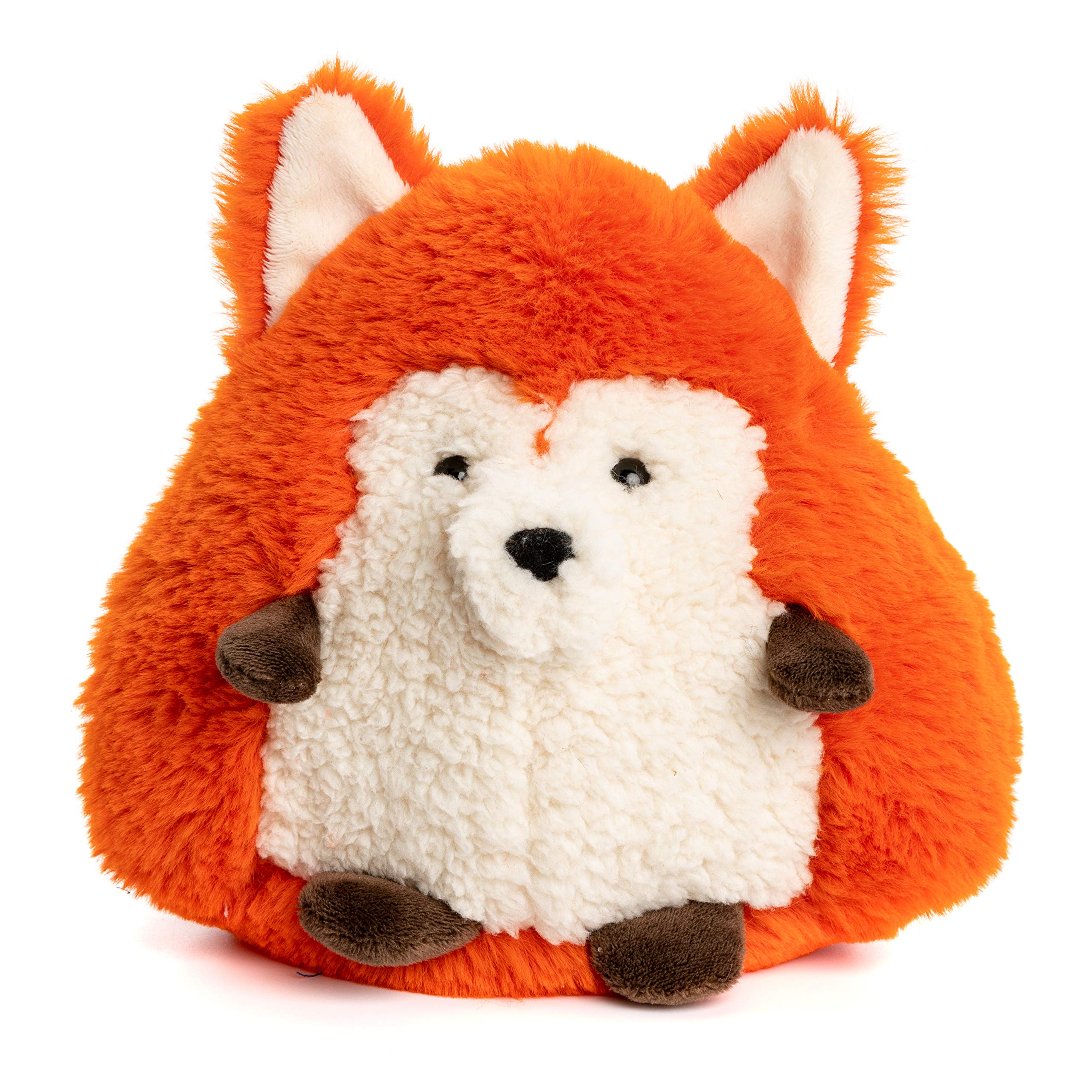 Kids Preferred Sustain a-mals Fin The Fox Stuffed Animal Plush, Made with Recycled Materials 5 inches