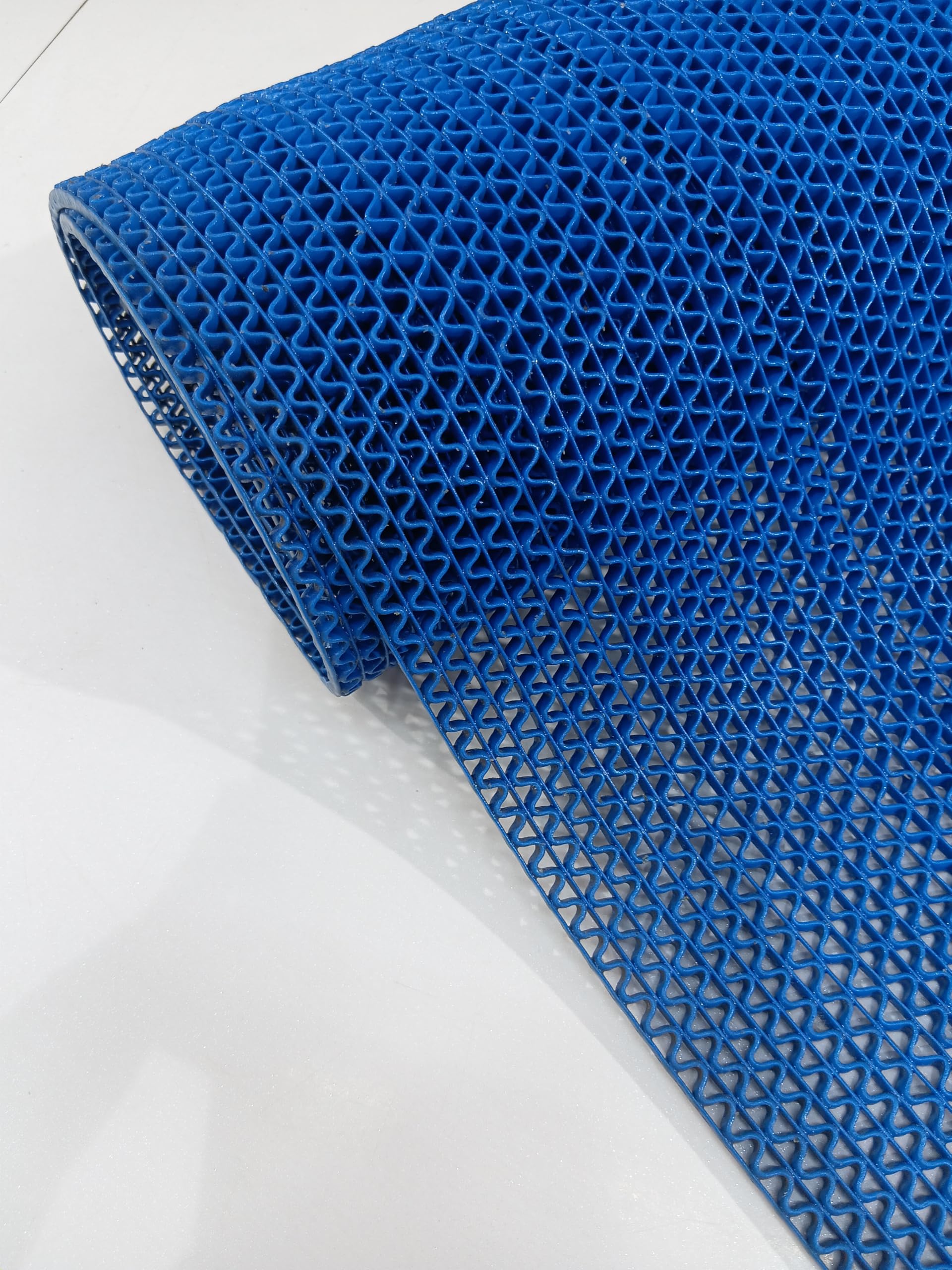 Blue PVC Anti-Slip Mat Roll with Open Mesh Pattern (Blue, 2x10 Feet)-image-8