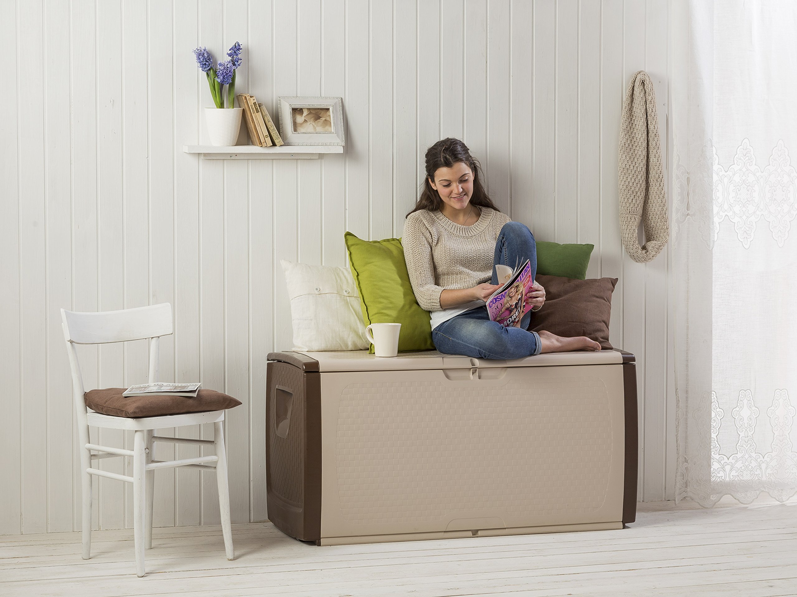 Bama Mettitutto 350 Lt porta-tutto Cacao 122 x 56 x 63 cm