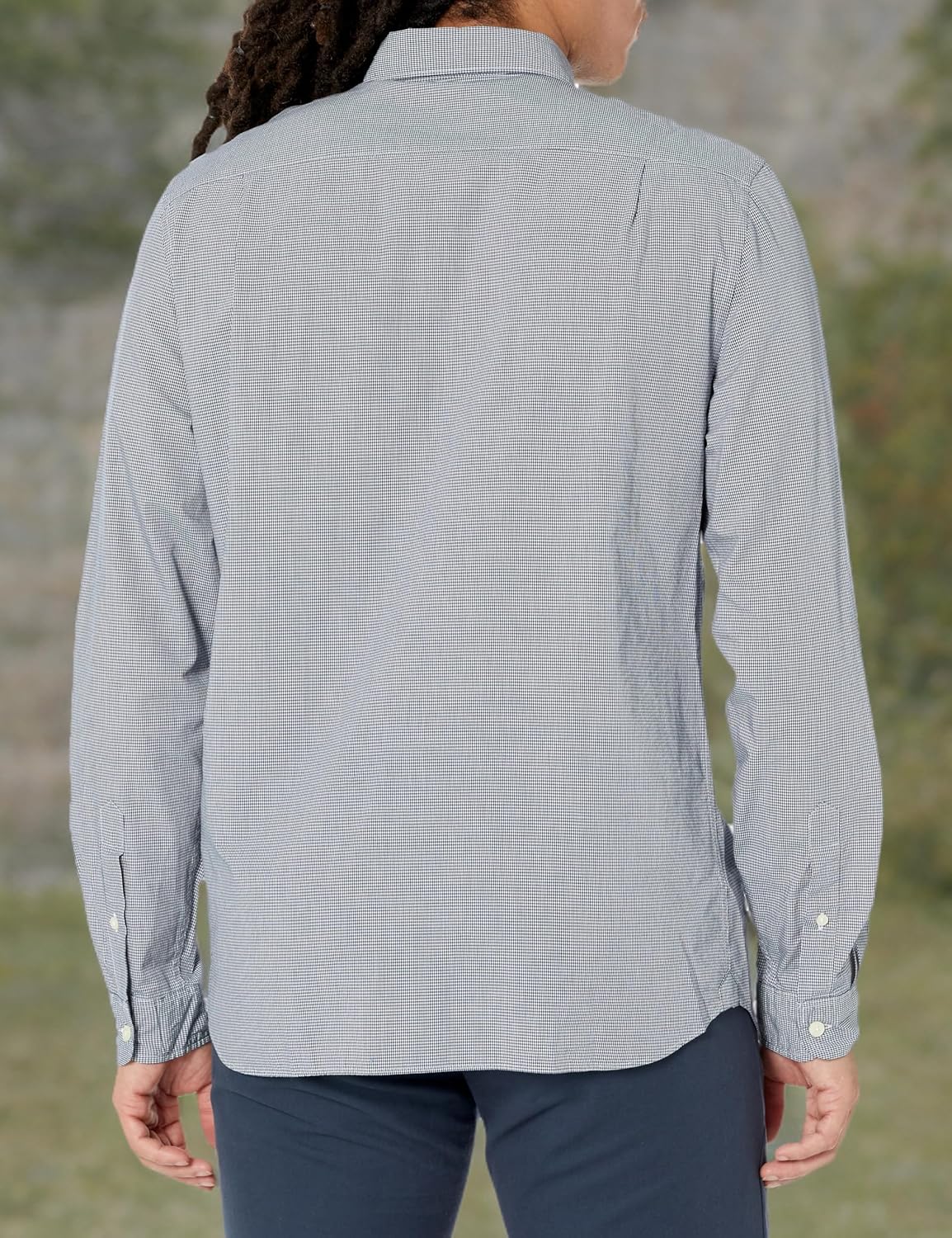 Lacoste Mens Regular Fit Gingham Poplin Shirt - Image 7