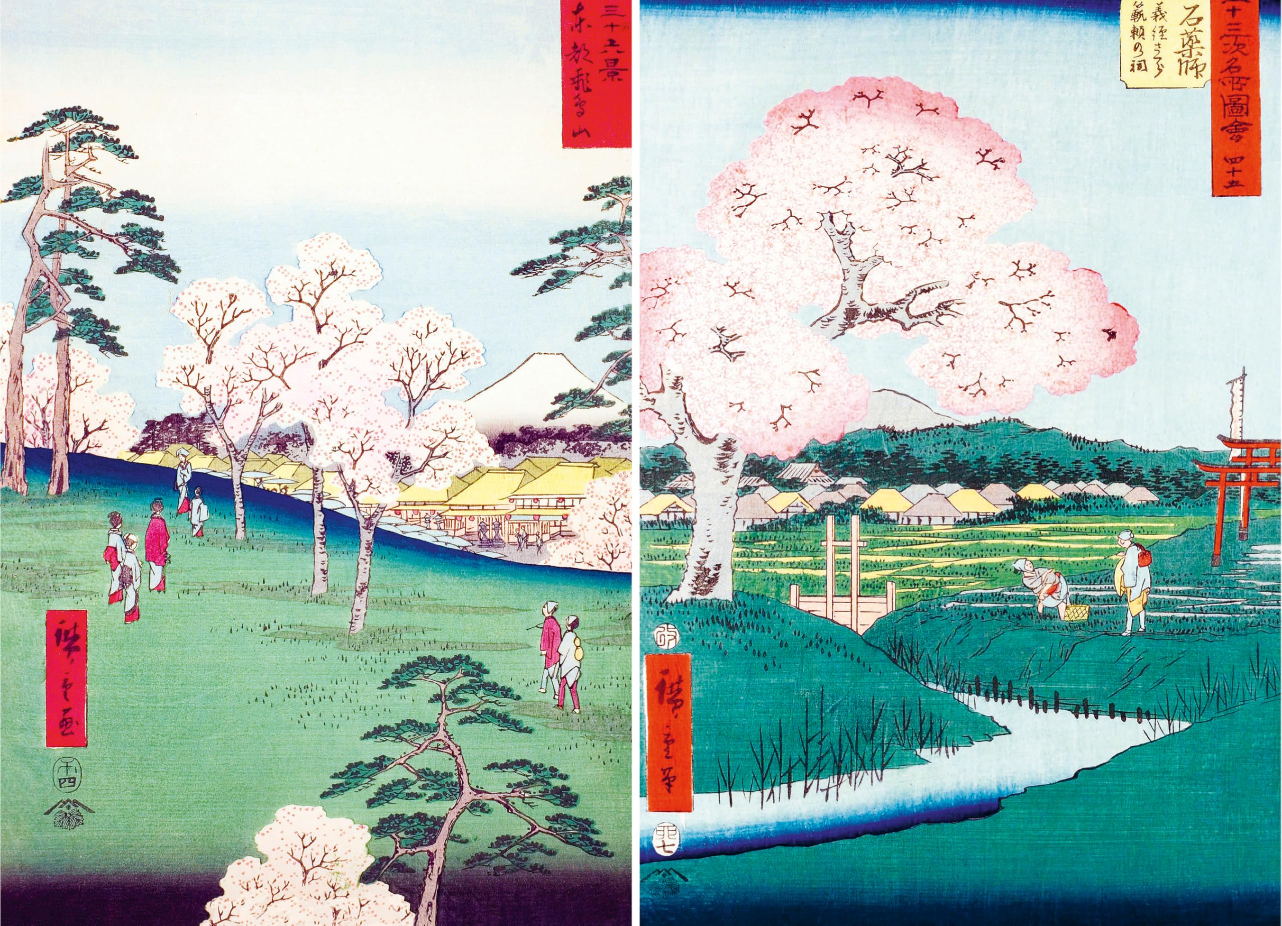 La primavera vista dai maestri della stampa giapponese. Ediz. illustrata