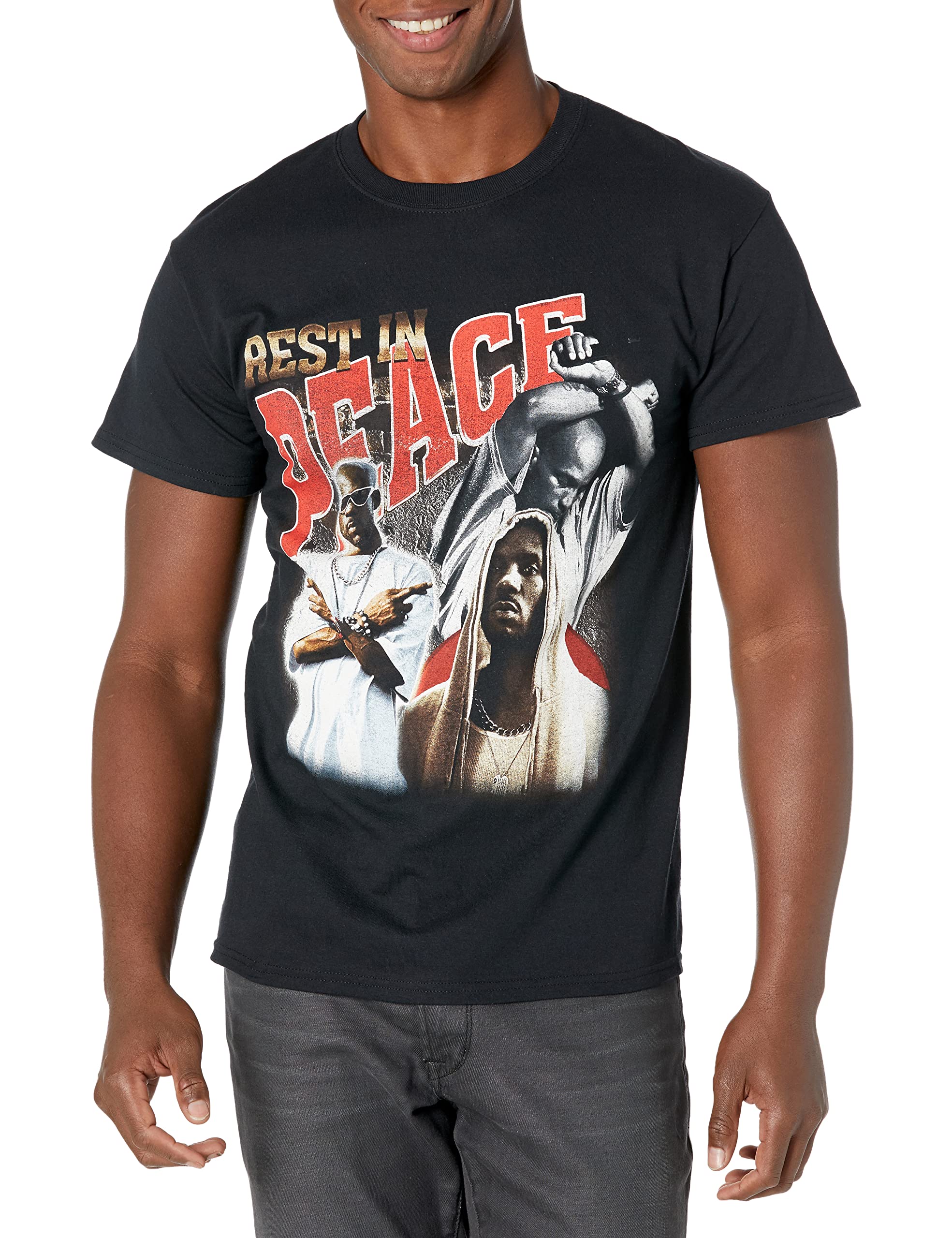 DMXmens Official Dmx Rest in Peace Photo T-shirt T-Shirt