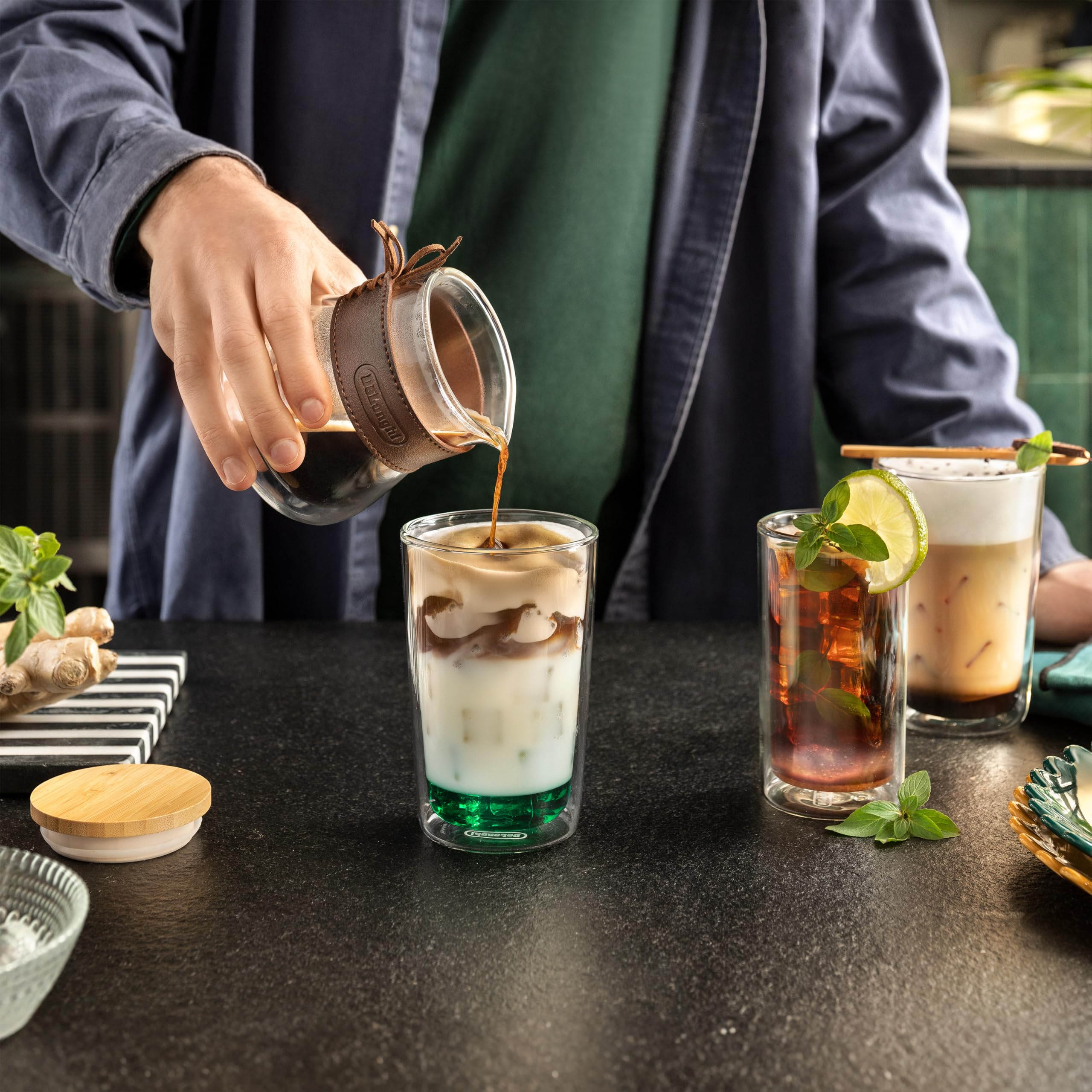 Amazon.co.jp: デロンギ ダブルウォールグラス カラフェ : ホーム