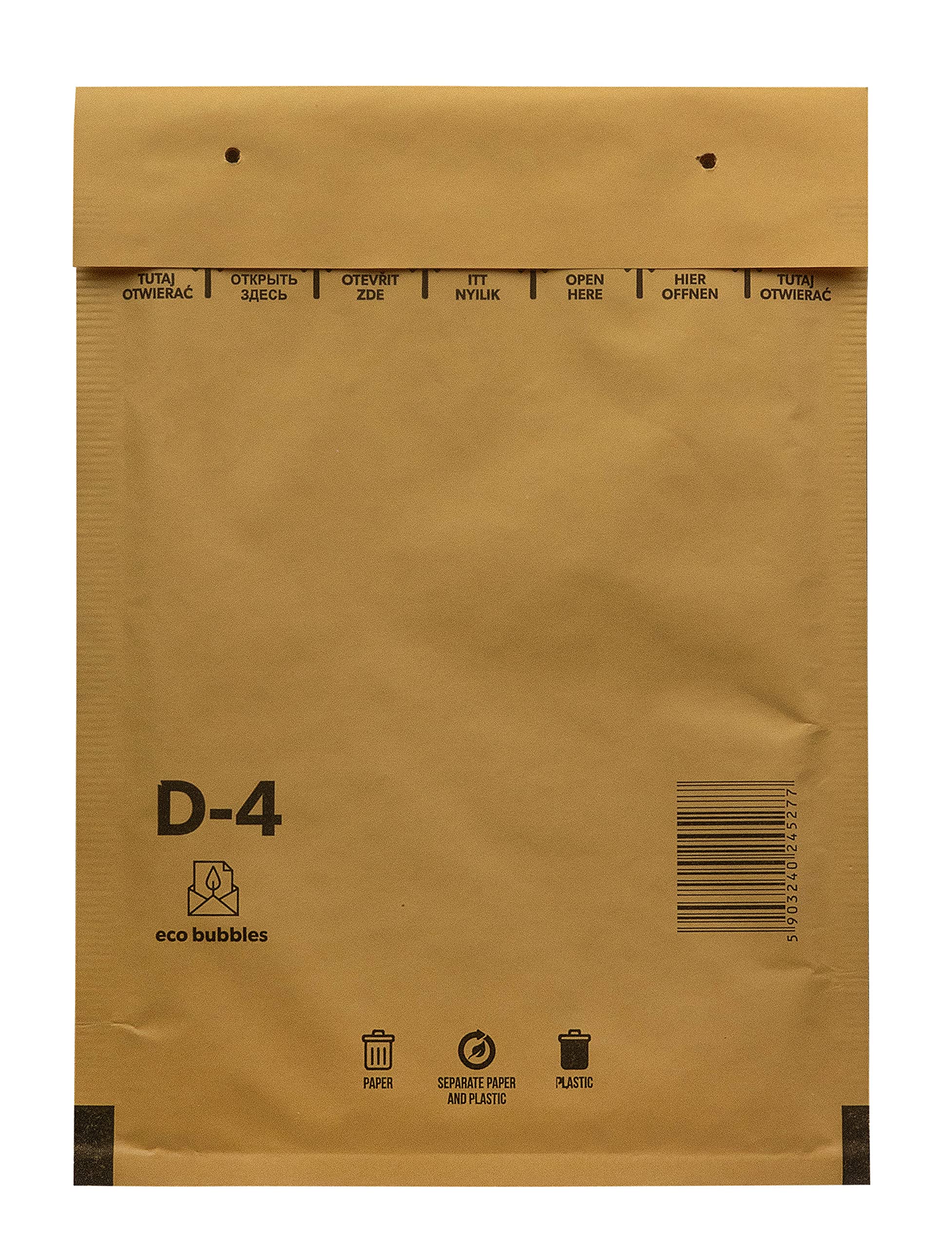 200 Versandtaschen Luftpolsterumschläge haftklebend D4 braun Luftpolsterversandtaschen Luftpolstertaschen Gr. D/4 (200mm x 275 mm) Umschläge gepolstert Polsterumschlag Taschen