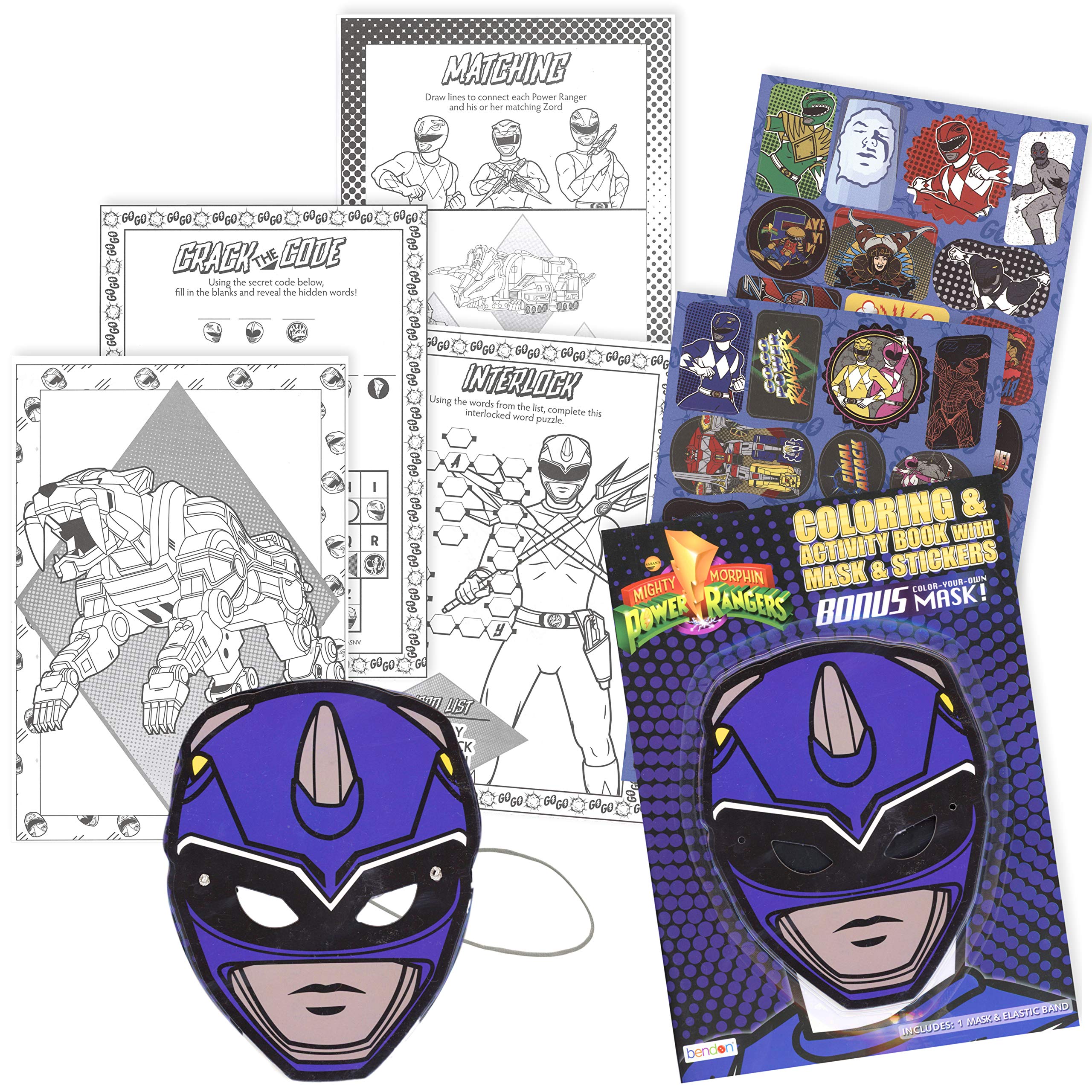 Buy Trisens Power Rangers Dino Charge Coloring Book and Stickers Super