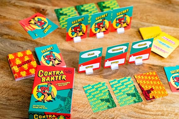 Skybound Games Contrabanter - The Ultimate Word Exchange Party Card Game for 2-15 Players Ages 10 and Up - Fun Strategy and Education Game Based on