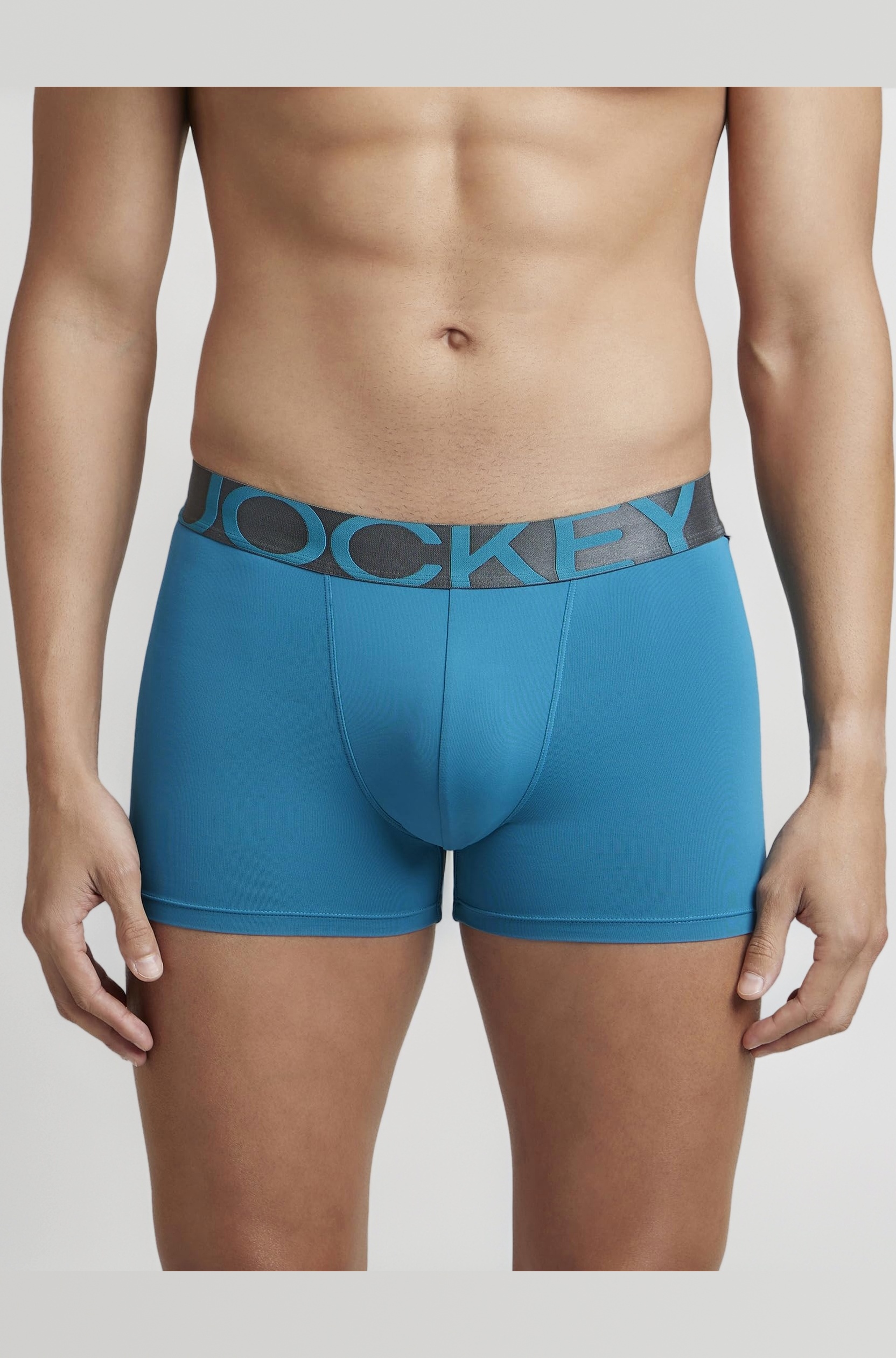 Jockey Men's Ultra Soft Trunk (IC28_Ocean Depth_M)