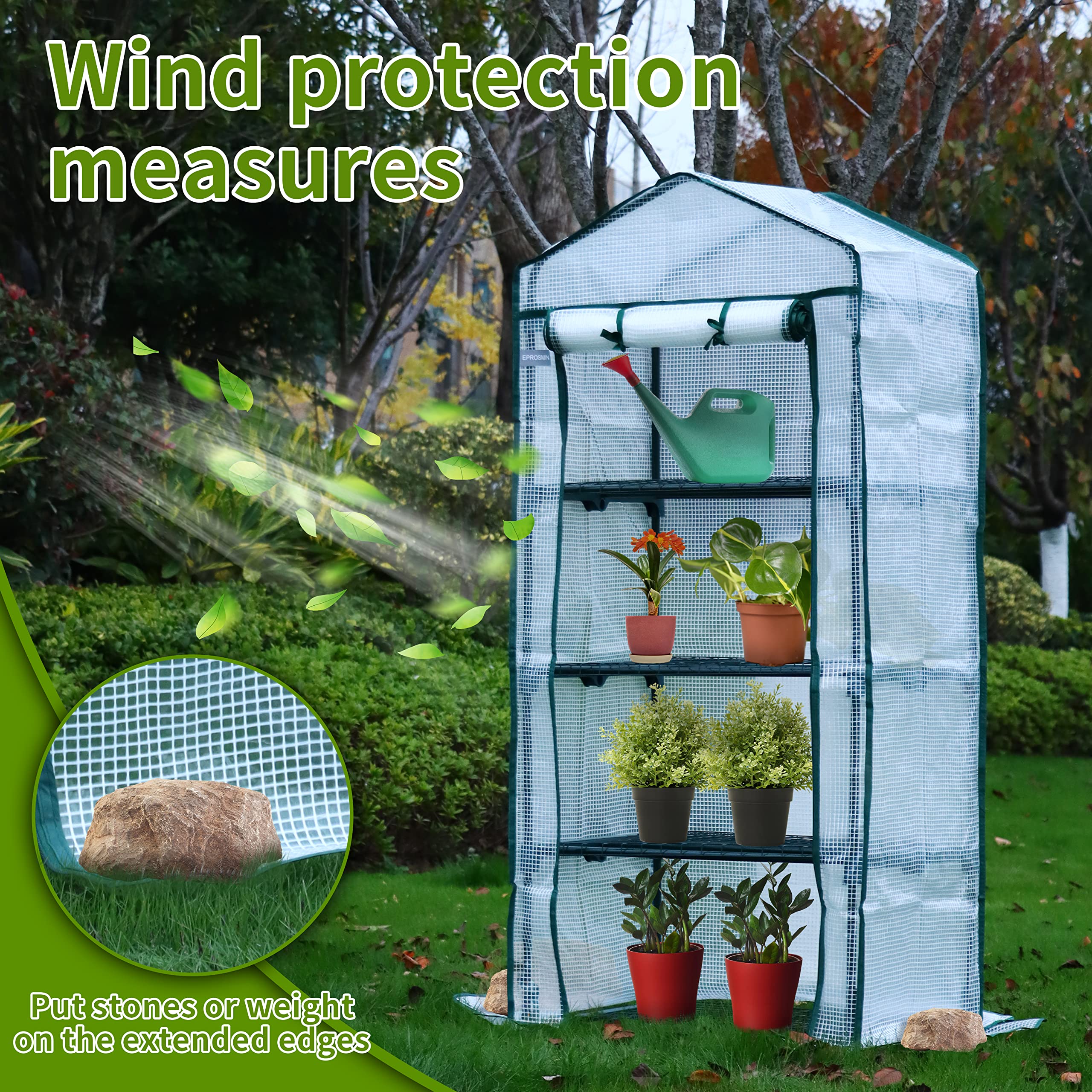 Housse De Protection Contre Le Gel Pour Plantes, 120 X 180 Cm, Avec Cordon De Serrage, Paquet De